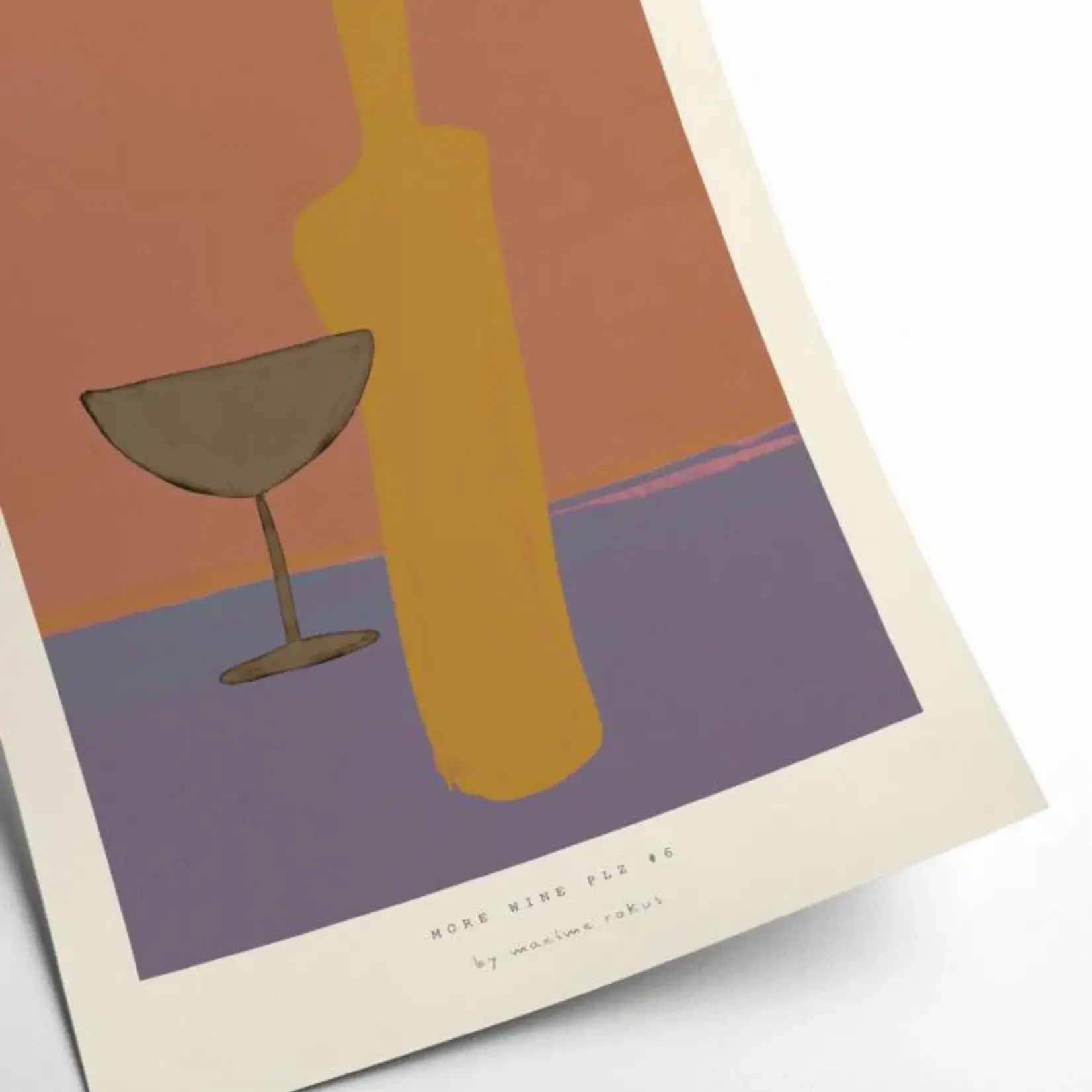 PSTR studio PSTR studio - Poster 'More wine plz #7'