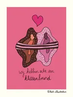 Kut Illustraties Kut Illustraties - Kaart Wij hebben echt een klittenband