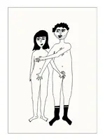 Helen B Helen B - Poster A4 nacked couple