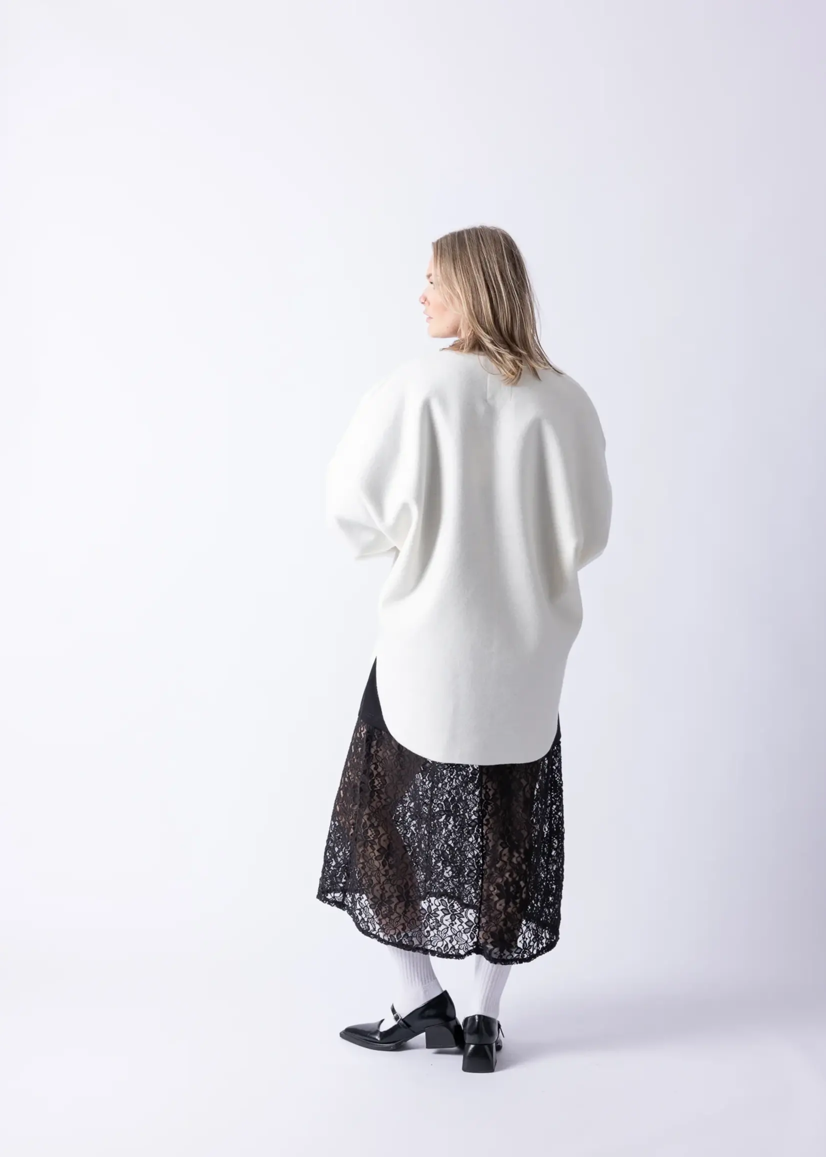 Cé Cé Official - Bomber Vest Long - White