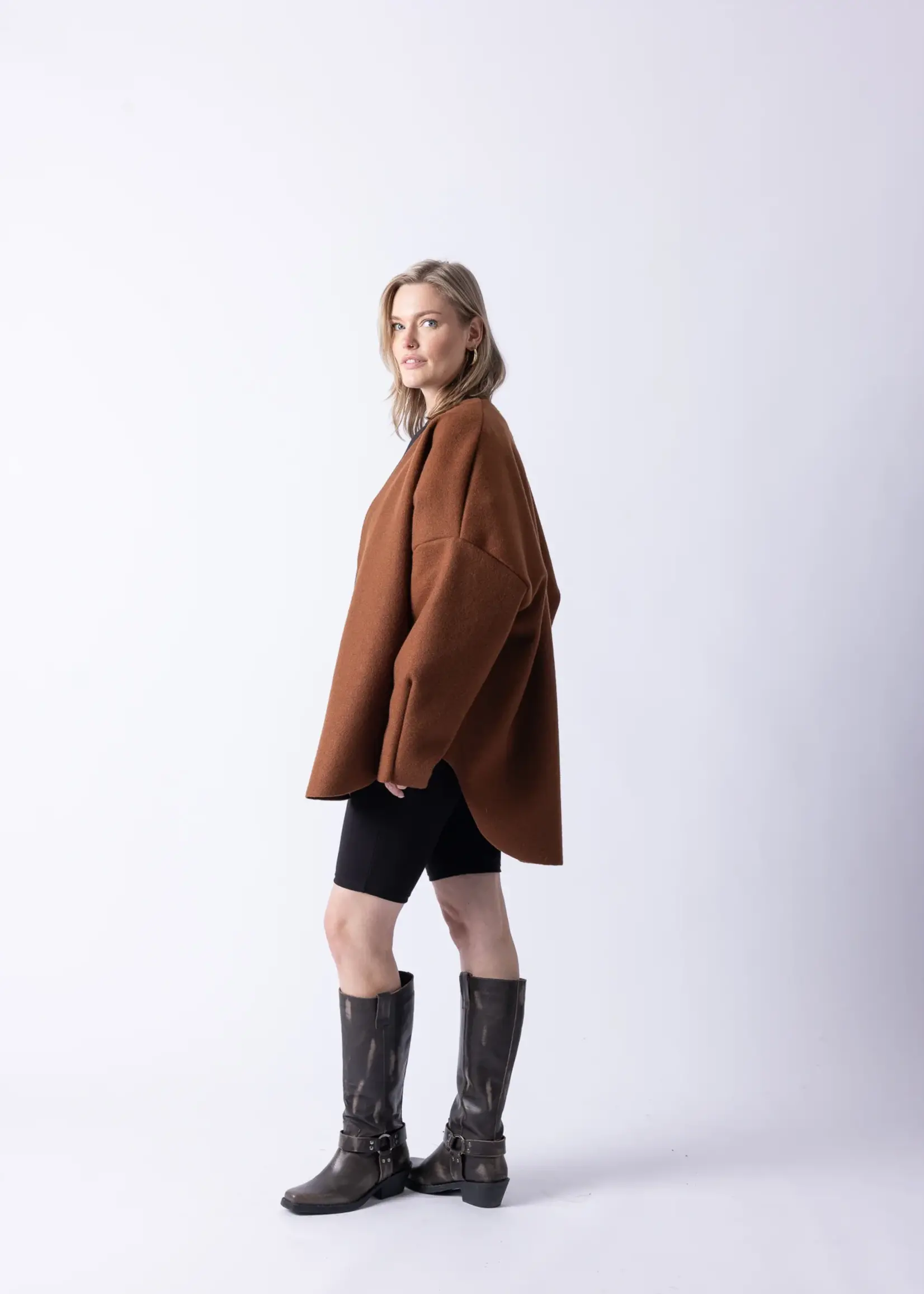 Cé Cé Official - Bomber Vest Long - Brown