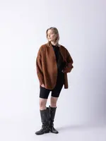 Cé Cé Official - Bomber Vest Long - Brown