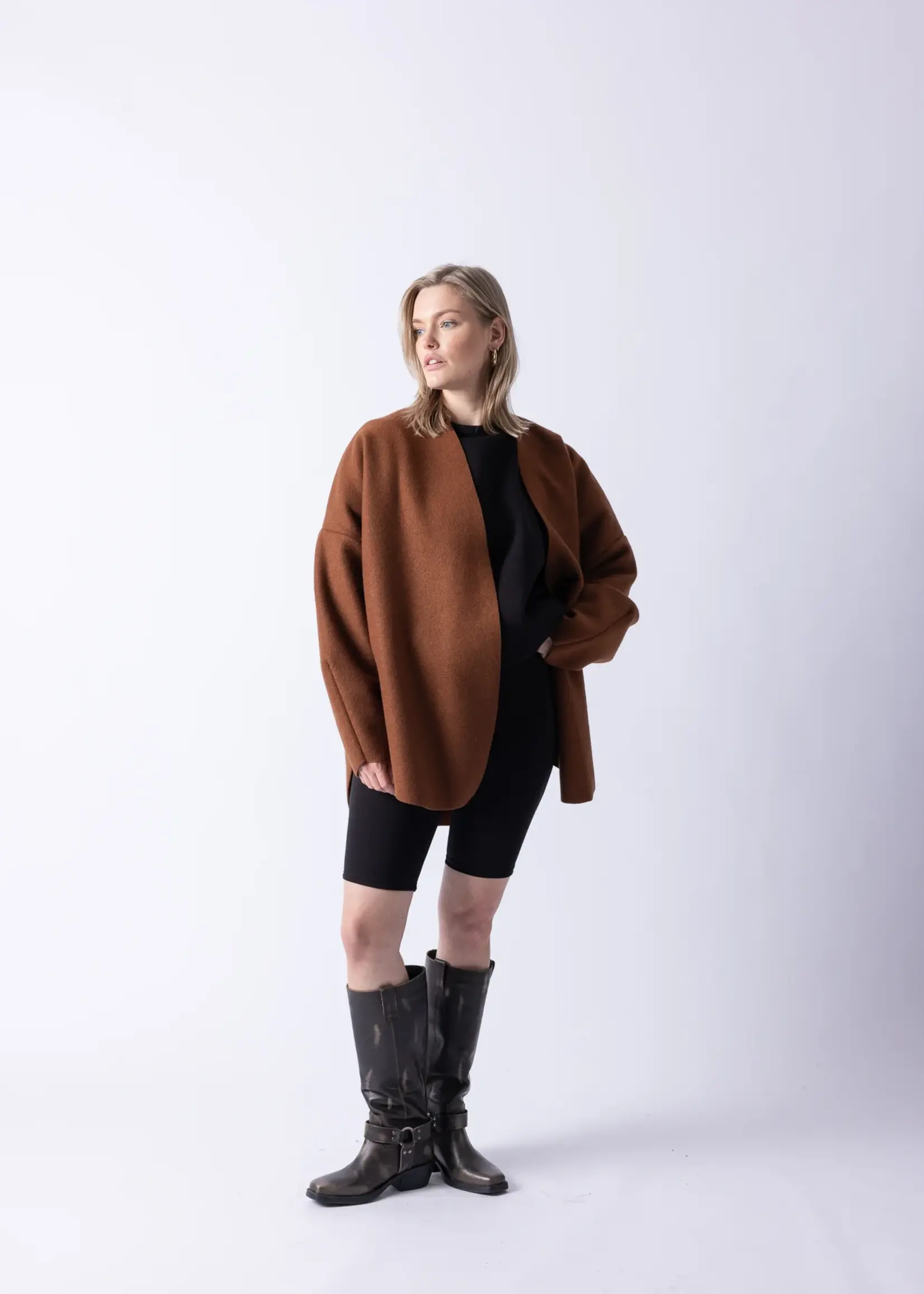 Cé Cé Official - Bomber Vest Long - Brown