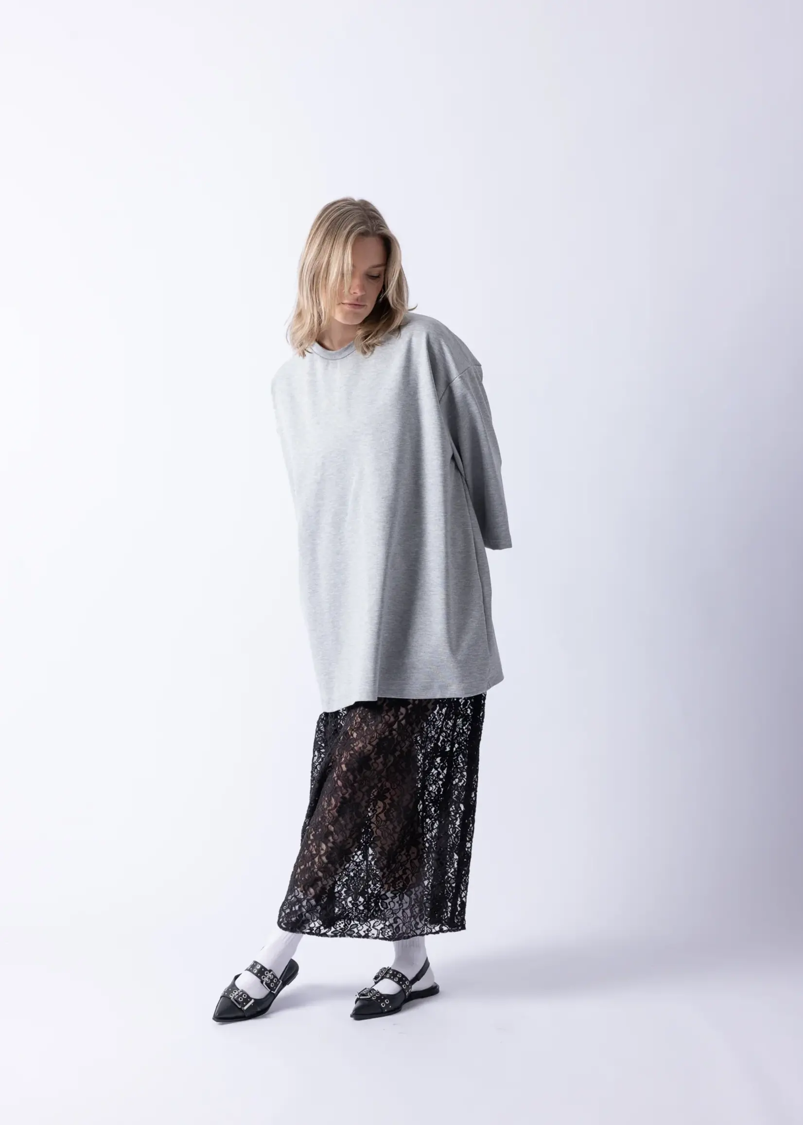 Cé Cé - Boyfriend T - Grey Onesize