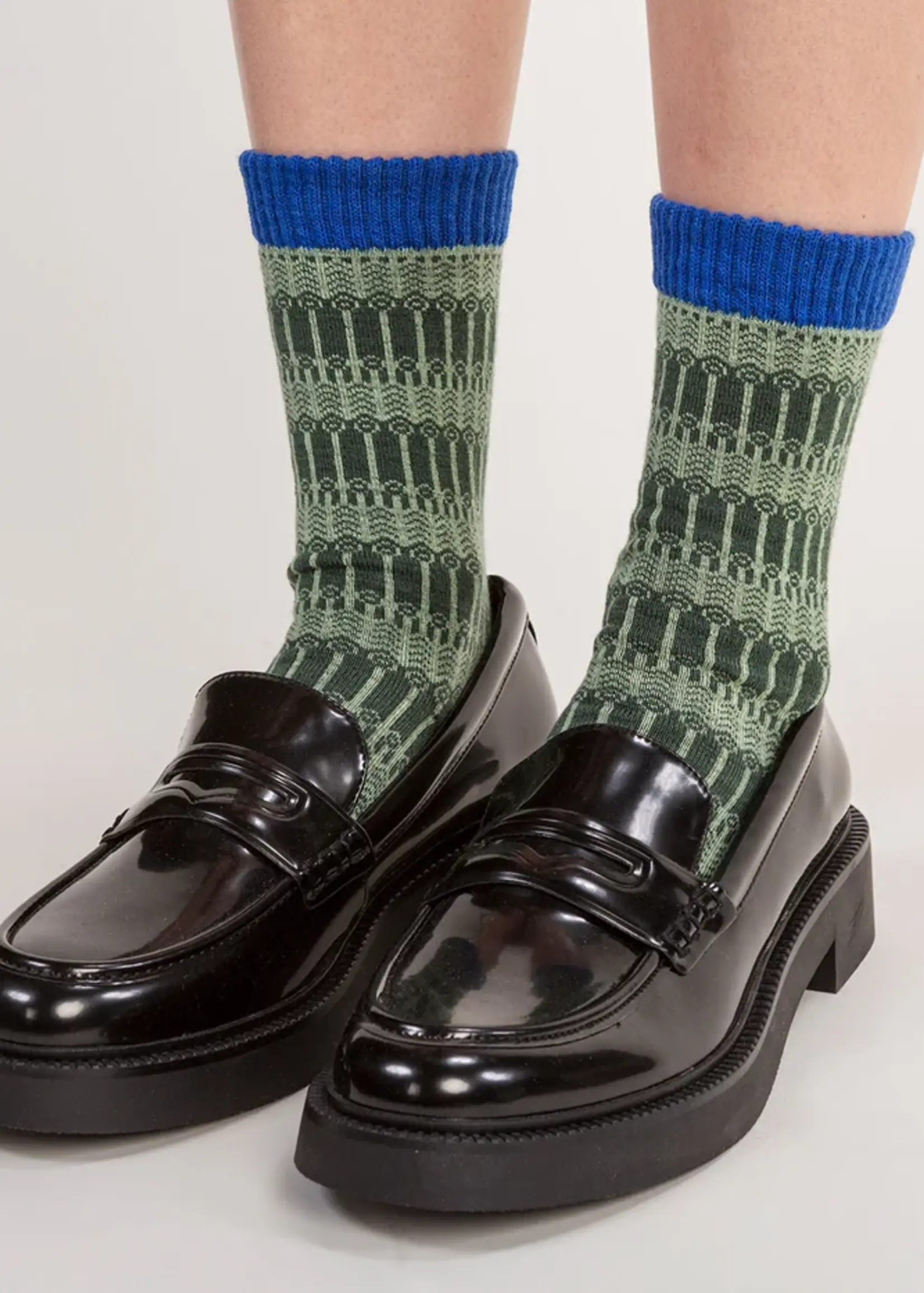 Wolvis Wolvis - Sokken Bauhaus Green