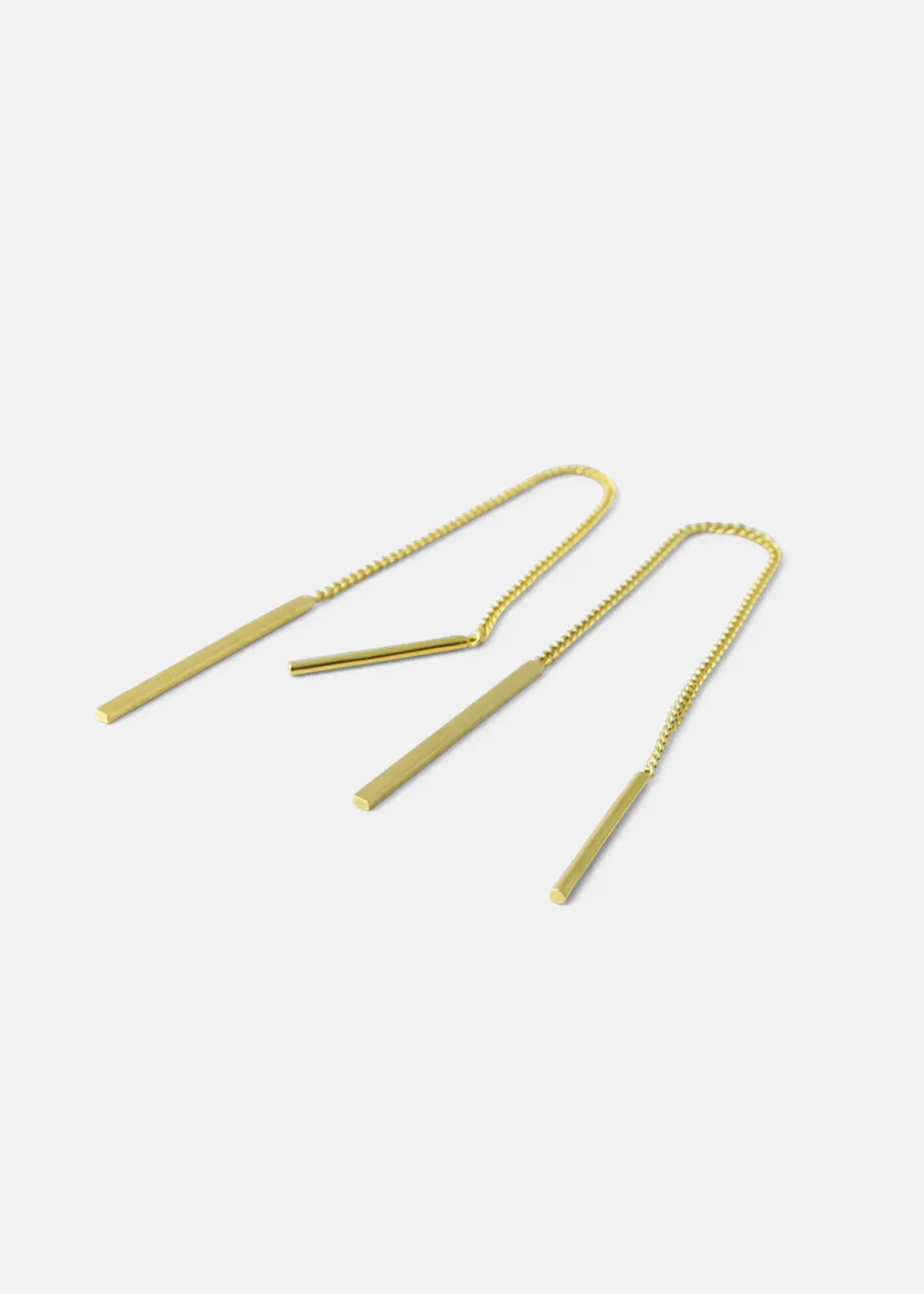 Studio MHL Studio MHL - Oorbel Earthread Round/Square bar