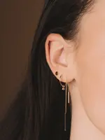 Studio MHL Studio MHL - Oorbel Earthread Round/Square bar