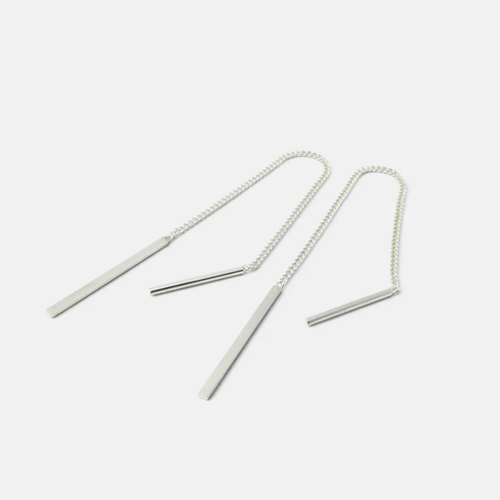 Studio MHL Studio MHL - Oorbel Earthread Round/Square bar