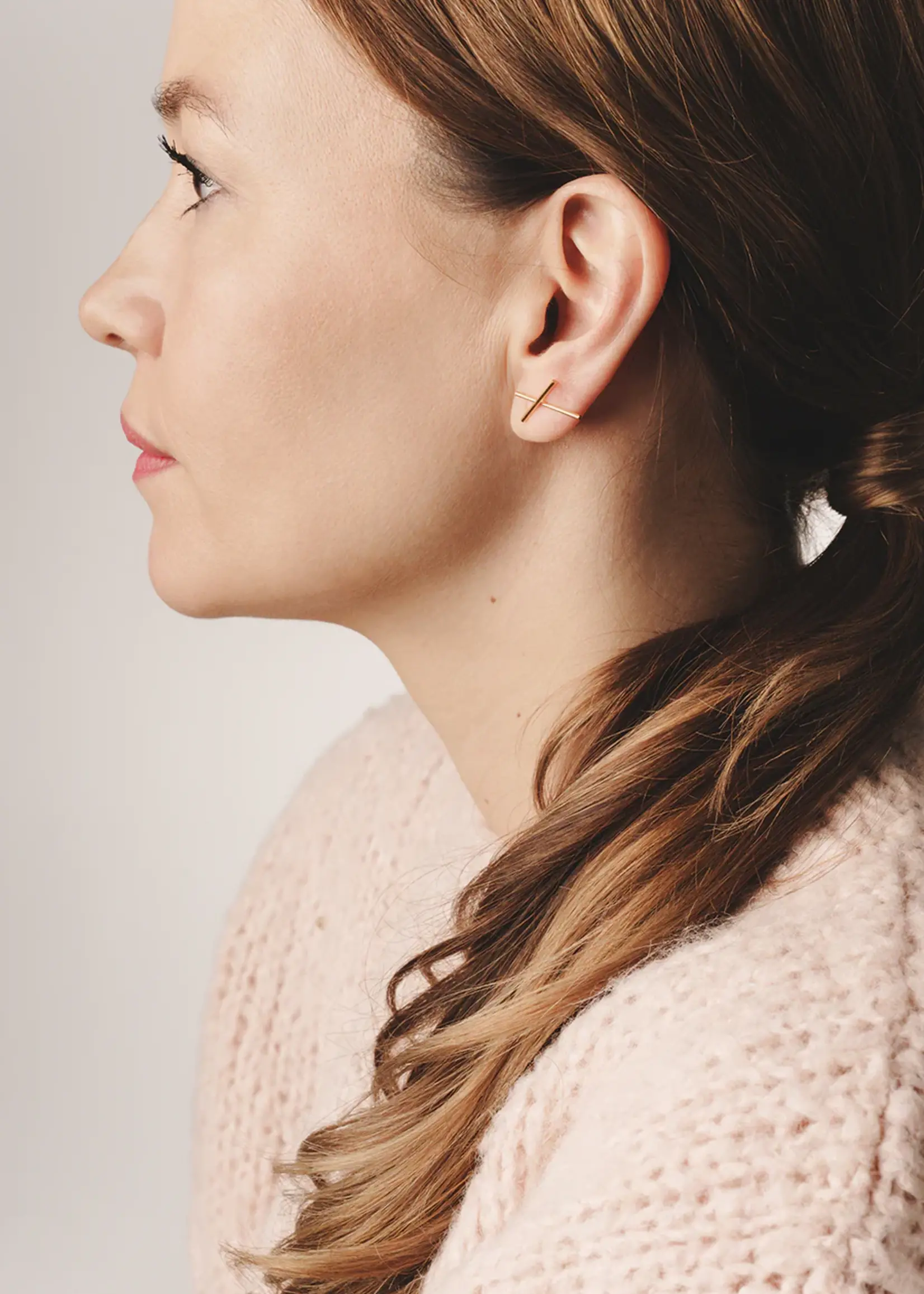 Studio MHL Studio MHL - Oorbel Cross