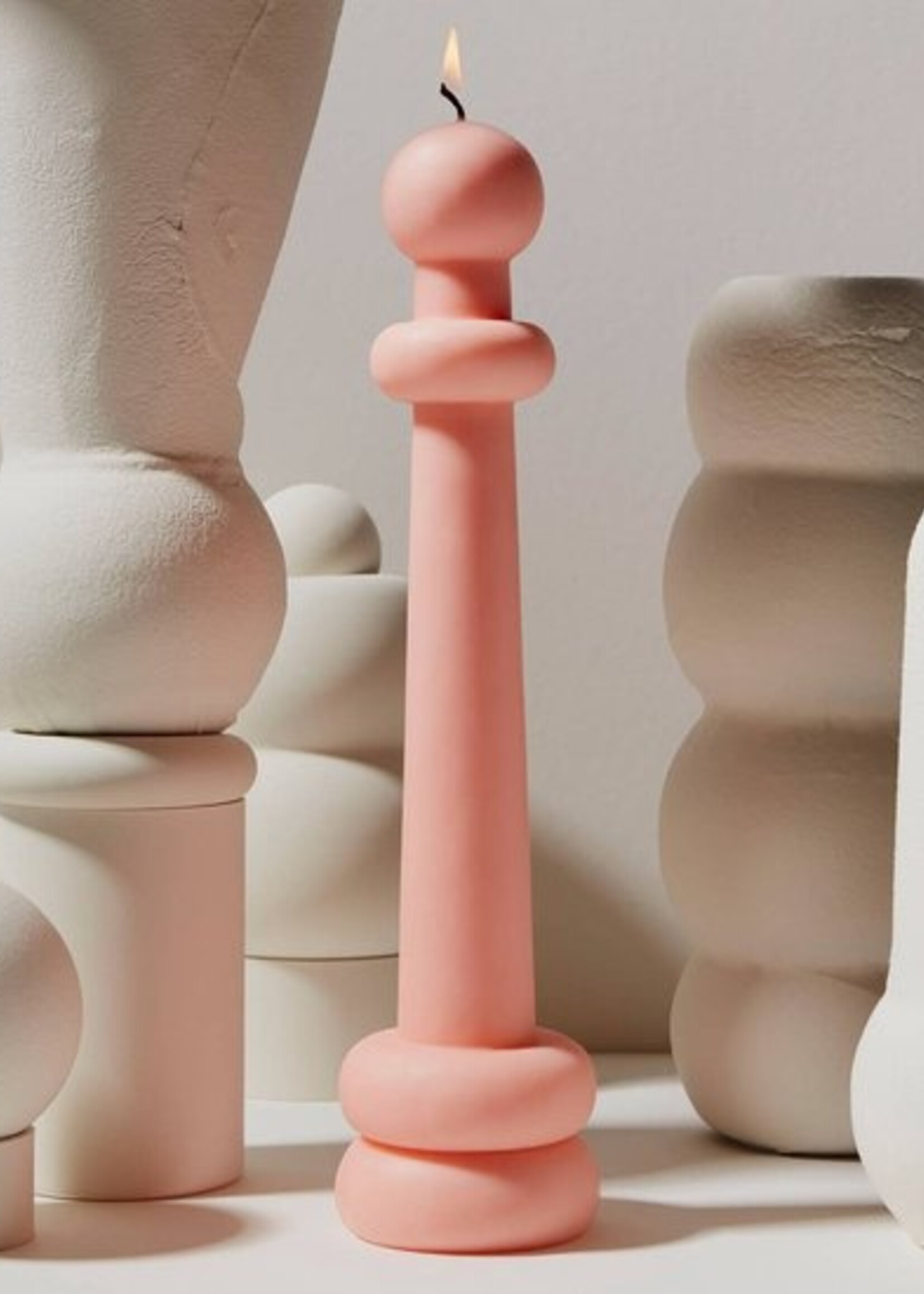 Carl Durkow Carl Durkow - Spindle kaars Elle Roze