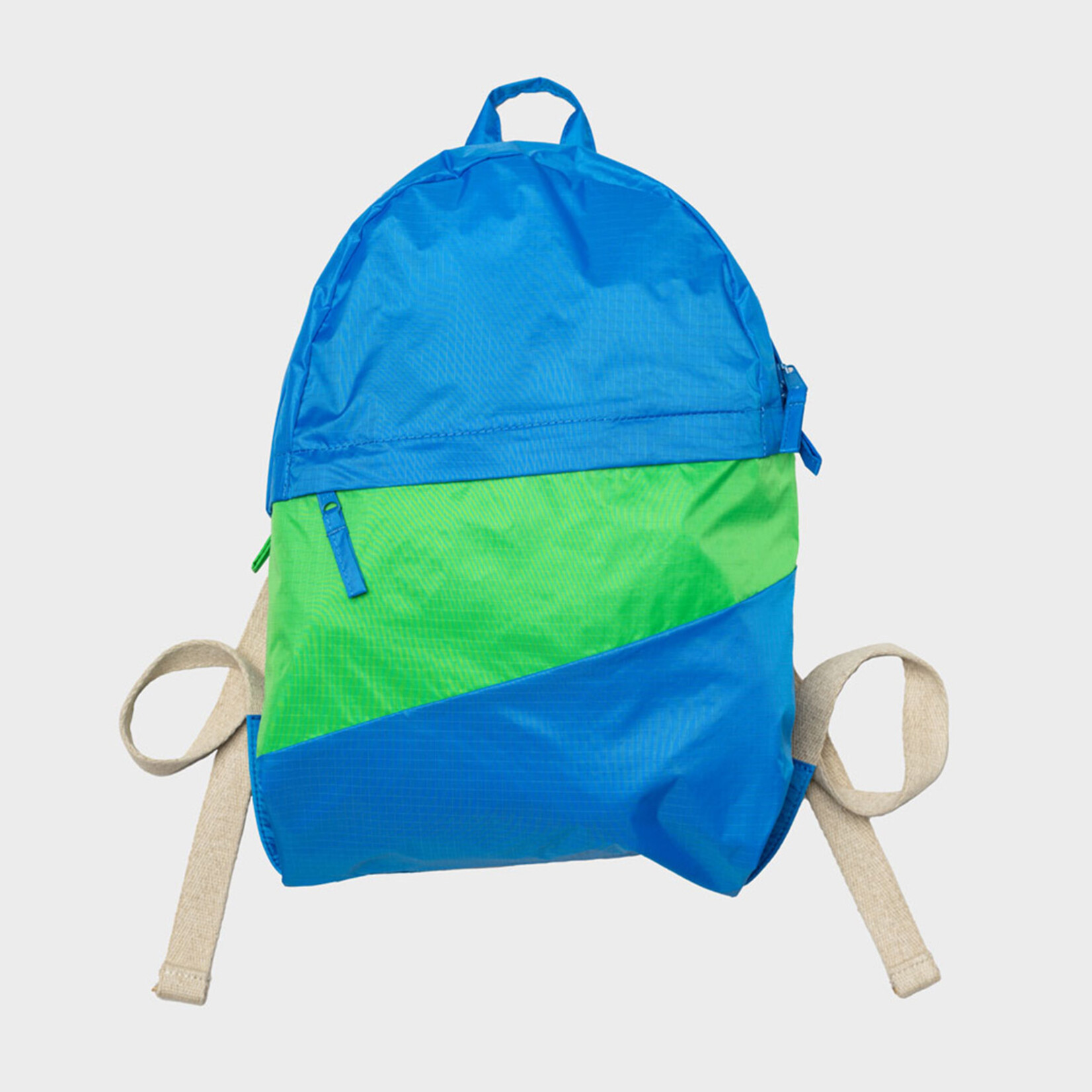 Susan Bijl Susan Bijl - The New Foldable Backpack (FLASH) - M - Wave &  Greenscreen