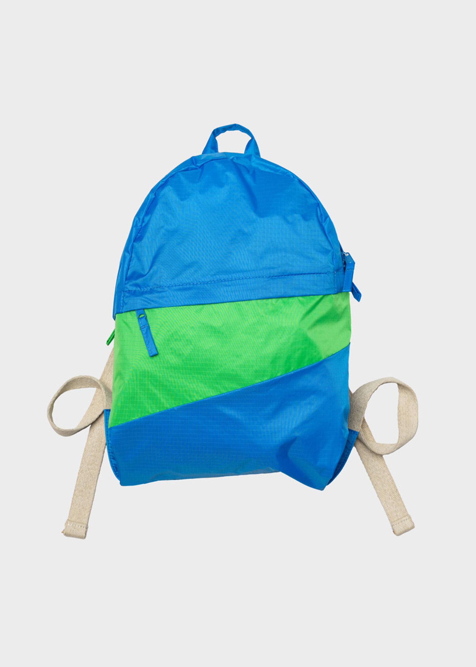 Susan Bijl Susan Bijl - The New Foldable Backpack (FLASH) - M - Wave &  Greenscreen