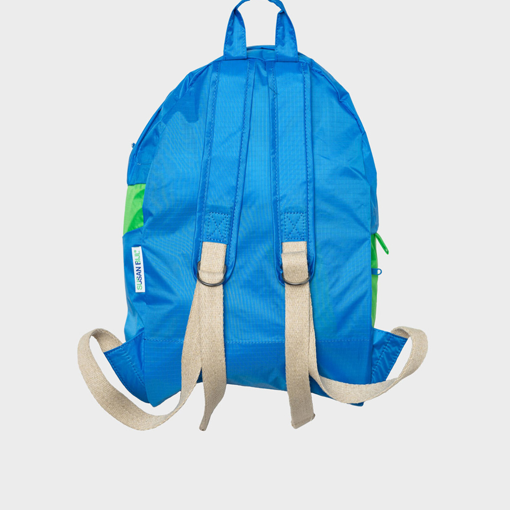 Susan Bijl Susan Bijl - The New Foldable Backpack (FLASH) - M - Wave &  Greenscreen
