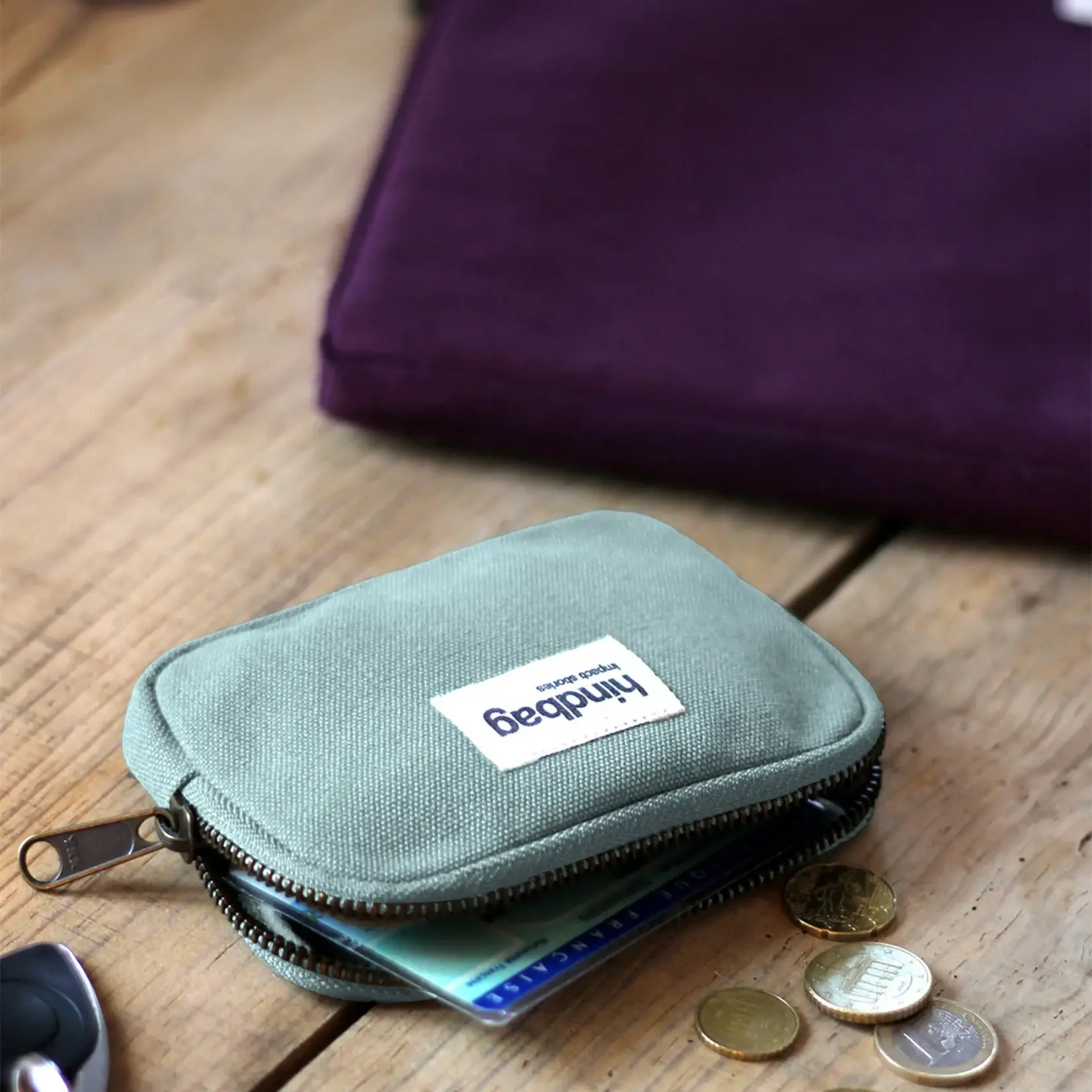 Hindbag Hindbag - Lili Wallet - Sage
