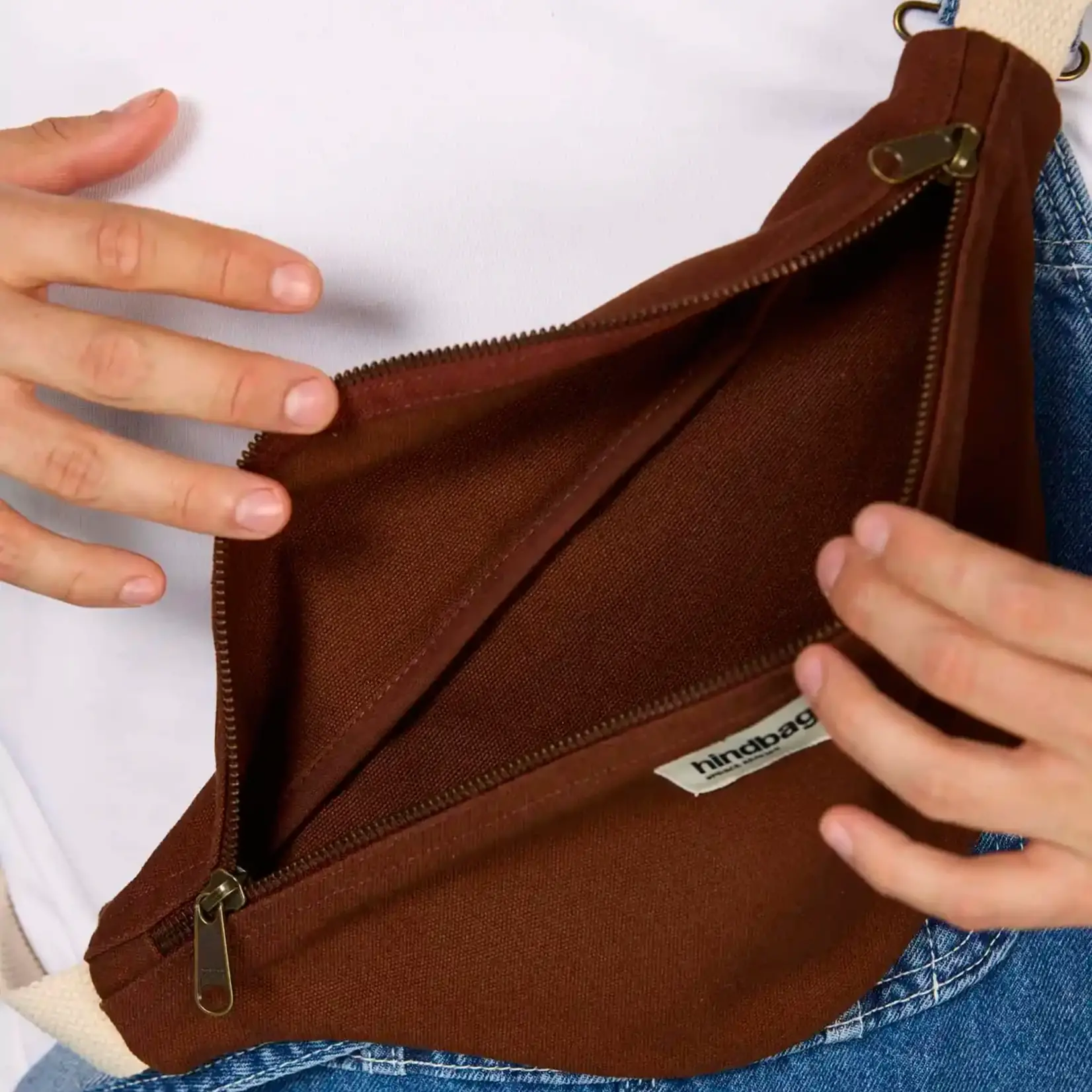 Hindbag Hindbag - Olivia Fanny Pack - Chocolate
