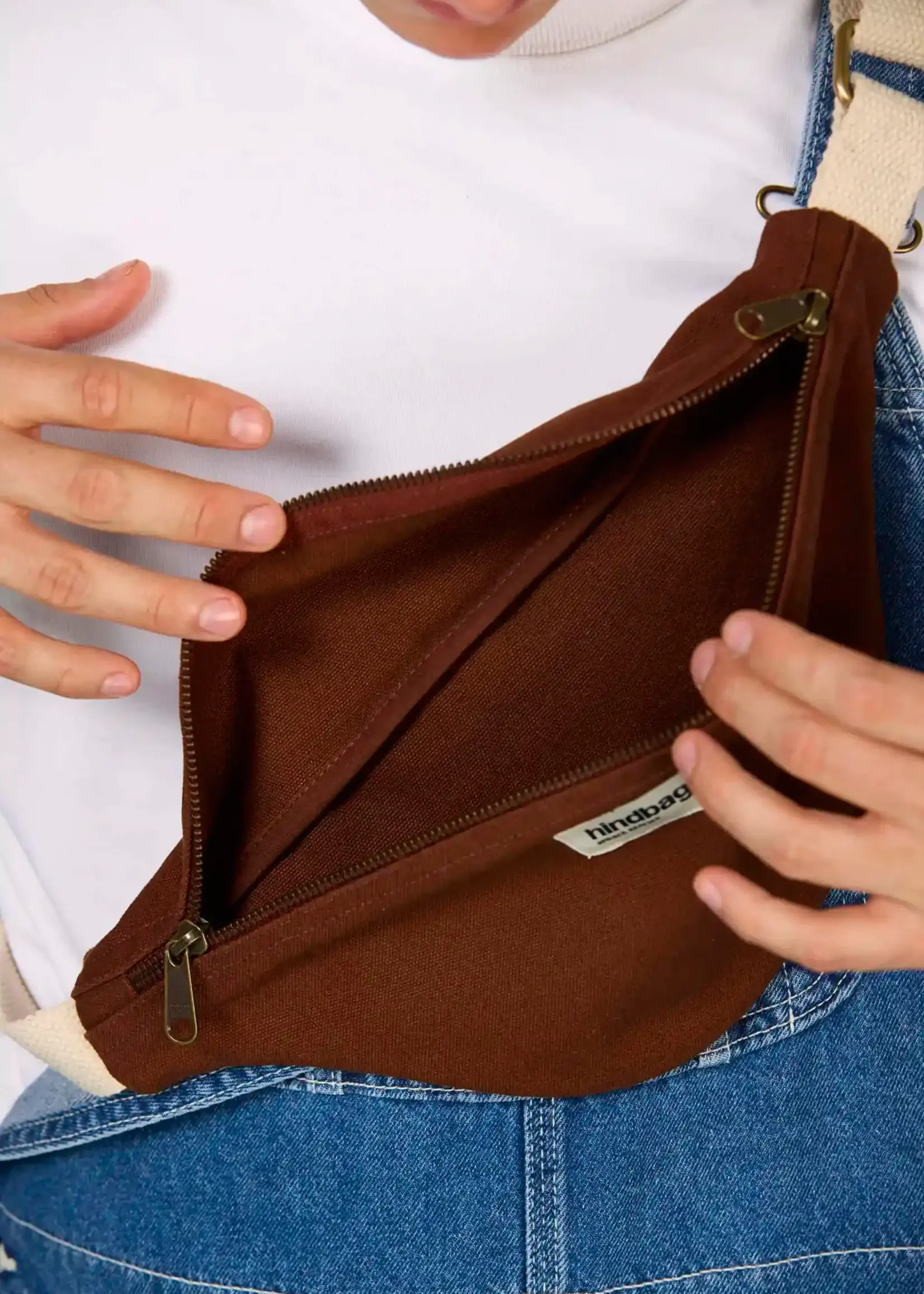 Hindbag Hindbag - Olivia Fanny Pack - Chocolate