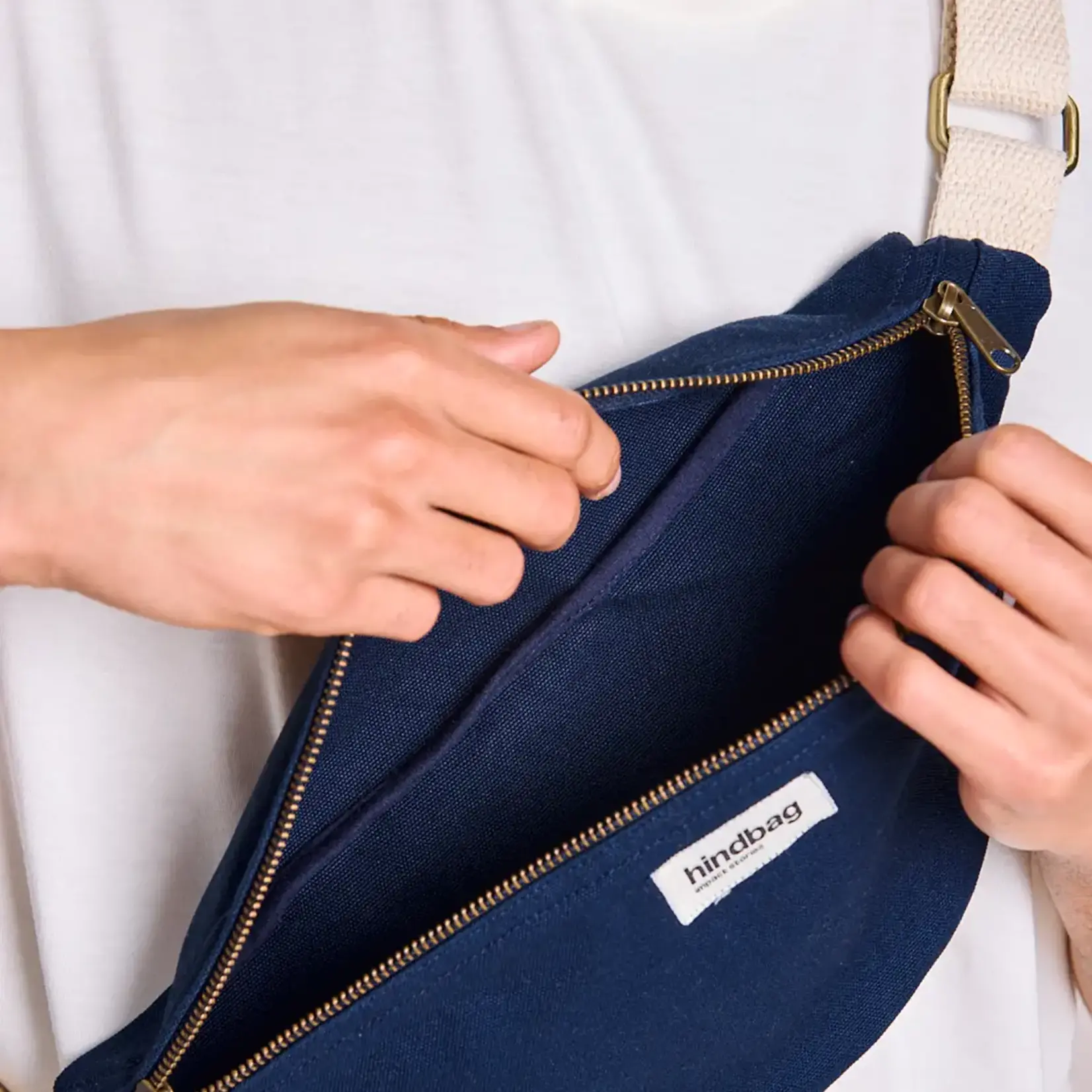 Hindbag Hindbag - Olivia Fanny Pack - Navy