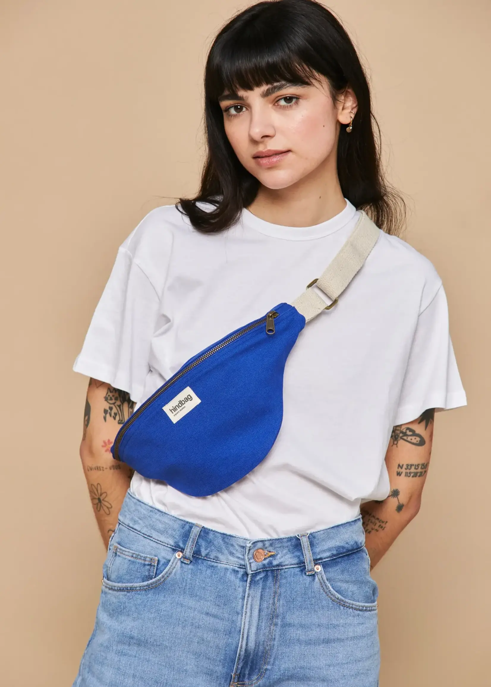 Hindbag Hindbag - Olivia Fanny Pack - Electric Blue