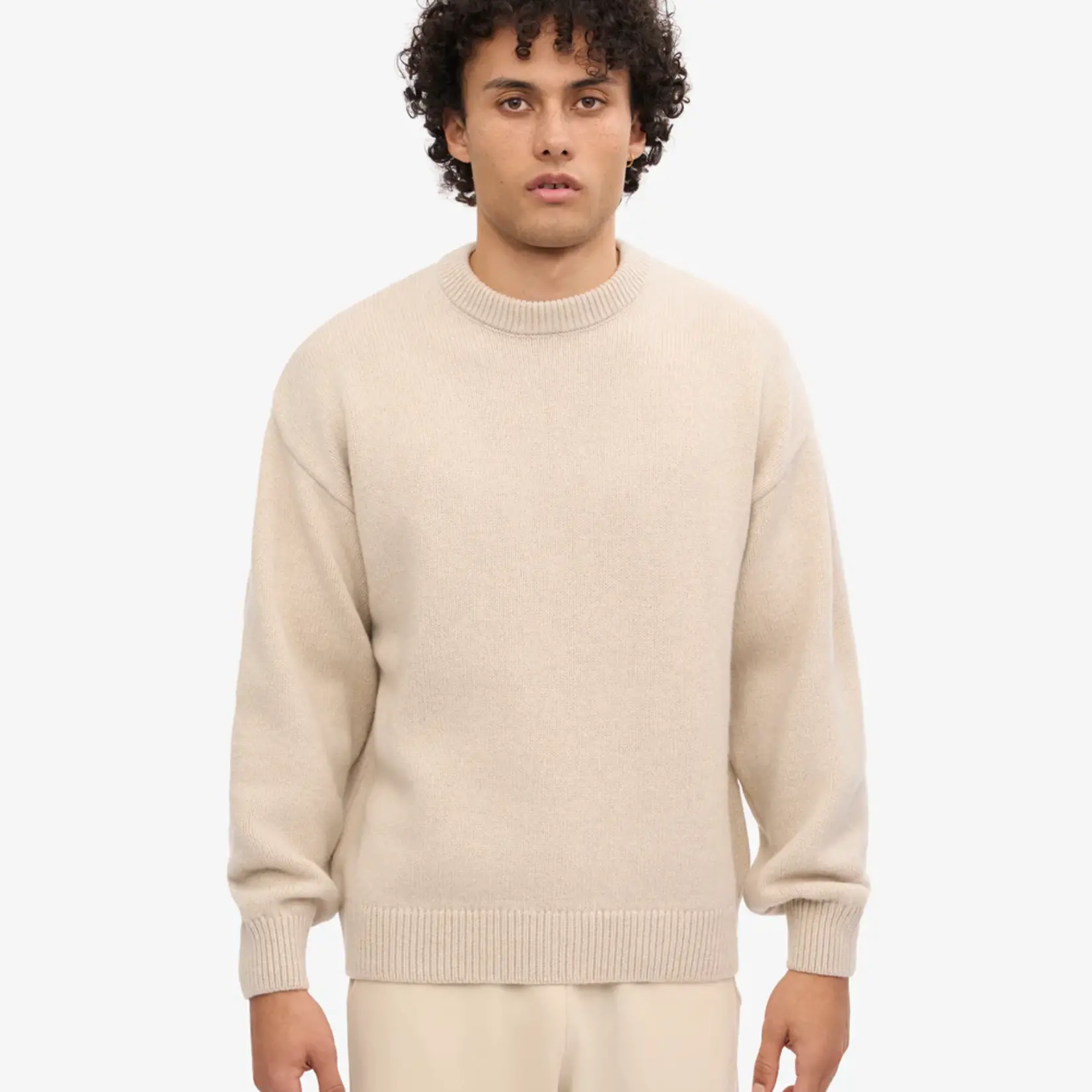 Colorful Standard Colorful Standard - Oversized Merino Wool Crew - Ivory White