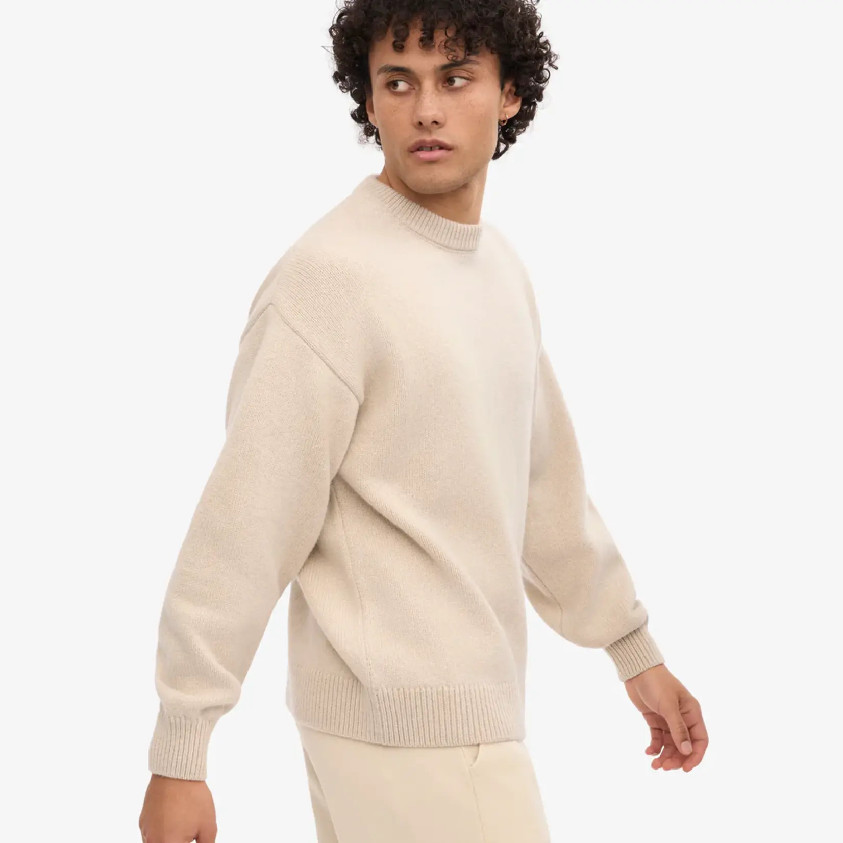 Colorful Standard Colorful Standard - Oversized Merino Wool Crew - Ivory White