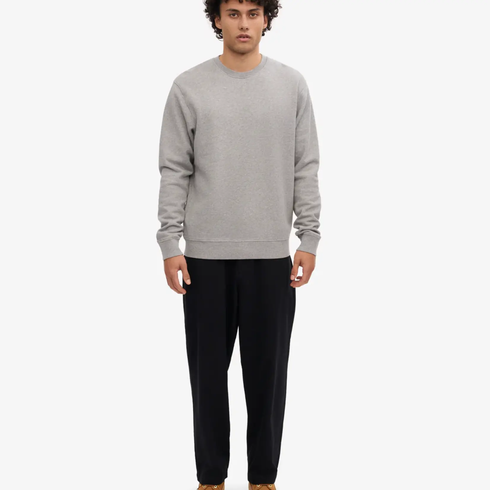 Colorful Standard Colorful Standard - Oversized Merino Wool Crew - Heather Grey