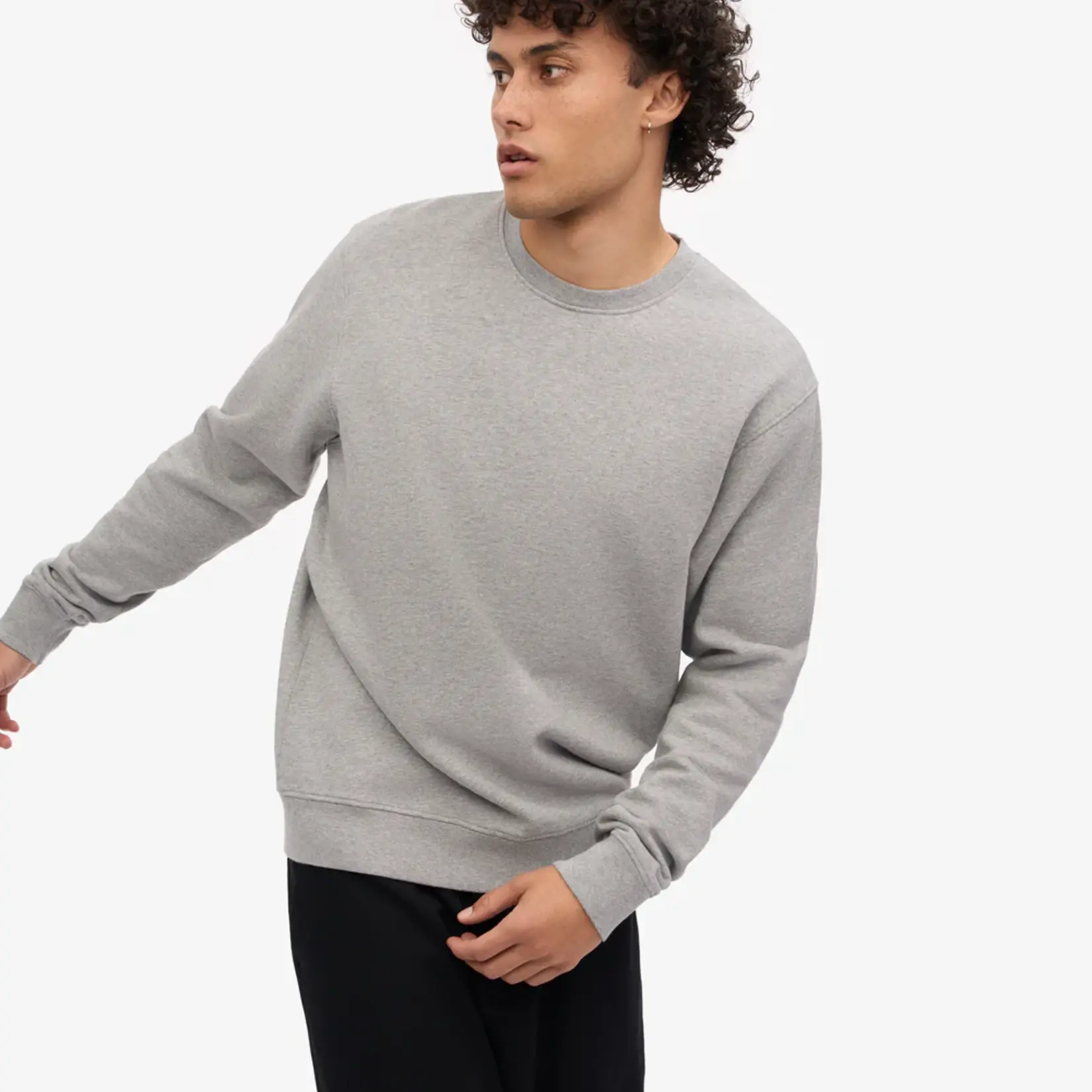 Colorful Standard Colorful Standard - Oversized Merino Wool Crew - Heather Grey