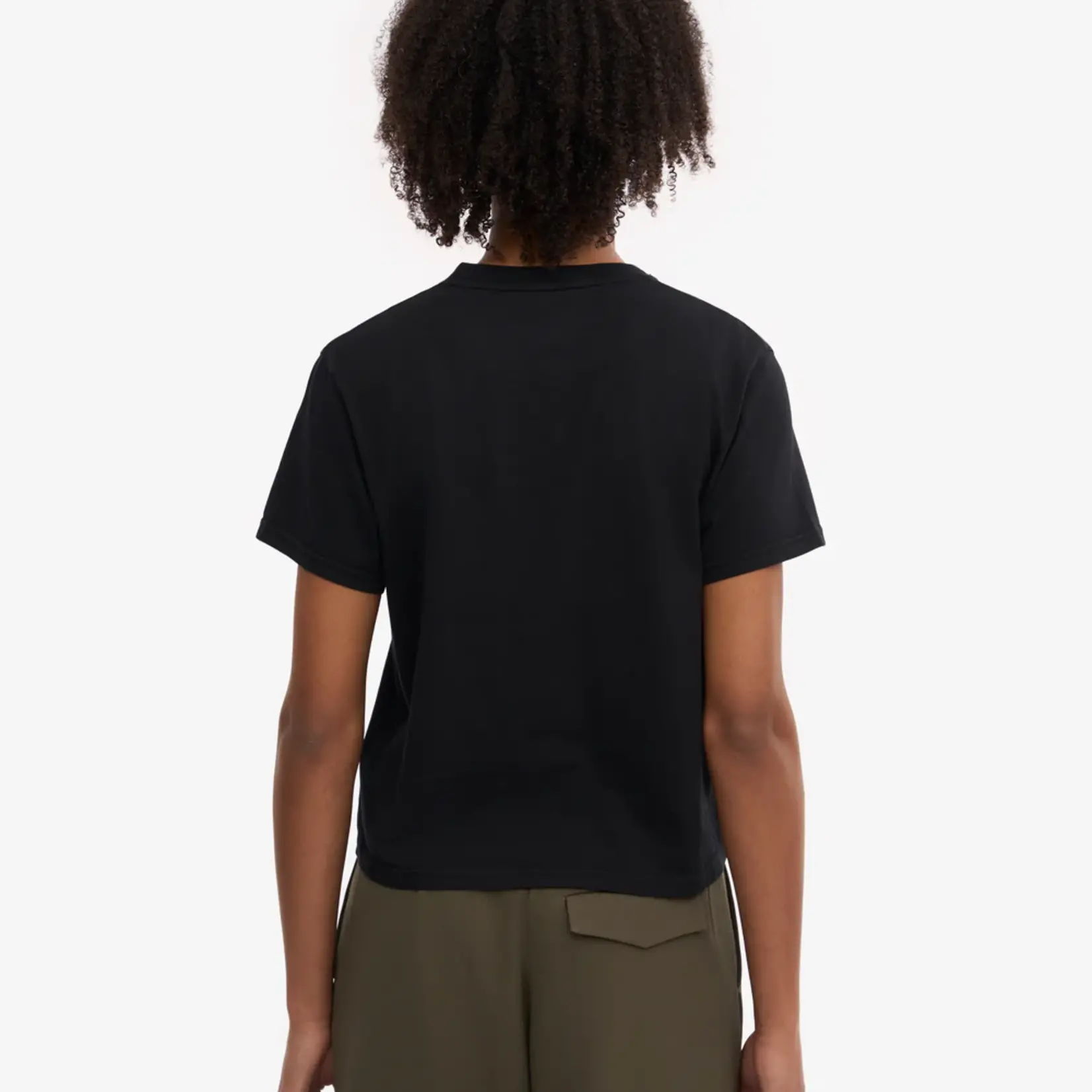 Colorful Standard Colorful Standard - Organic Boxy Crop Tee - Deep Black