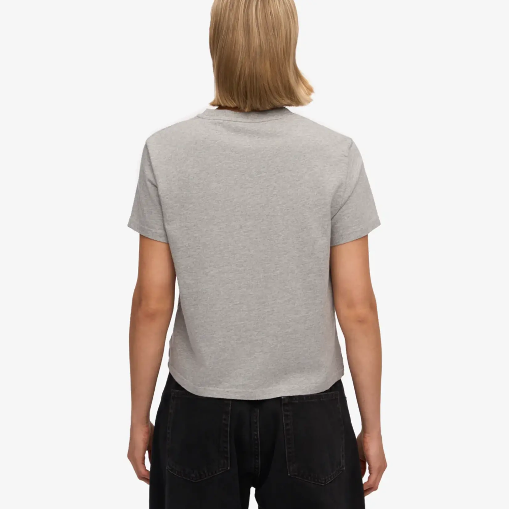 Colorful Standard Colorful Standard - Organic Boxy Crop Tee - Heather Grey