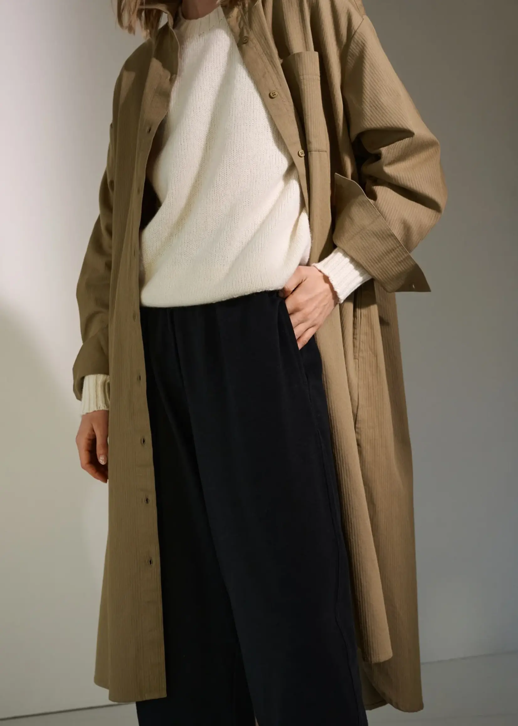 Moshi Moshi Mind Moshi Moshi Mind - Hemdjurk keperstof Khaki