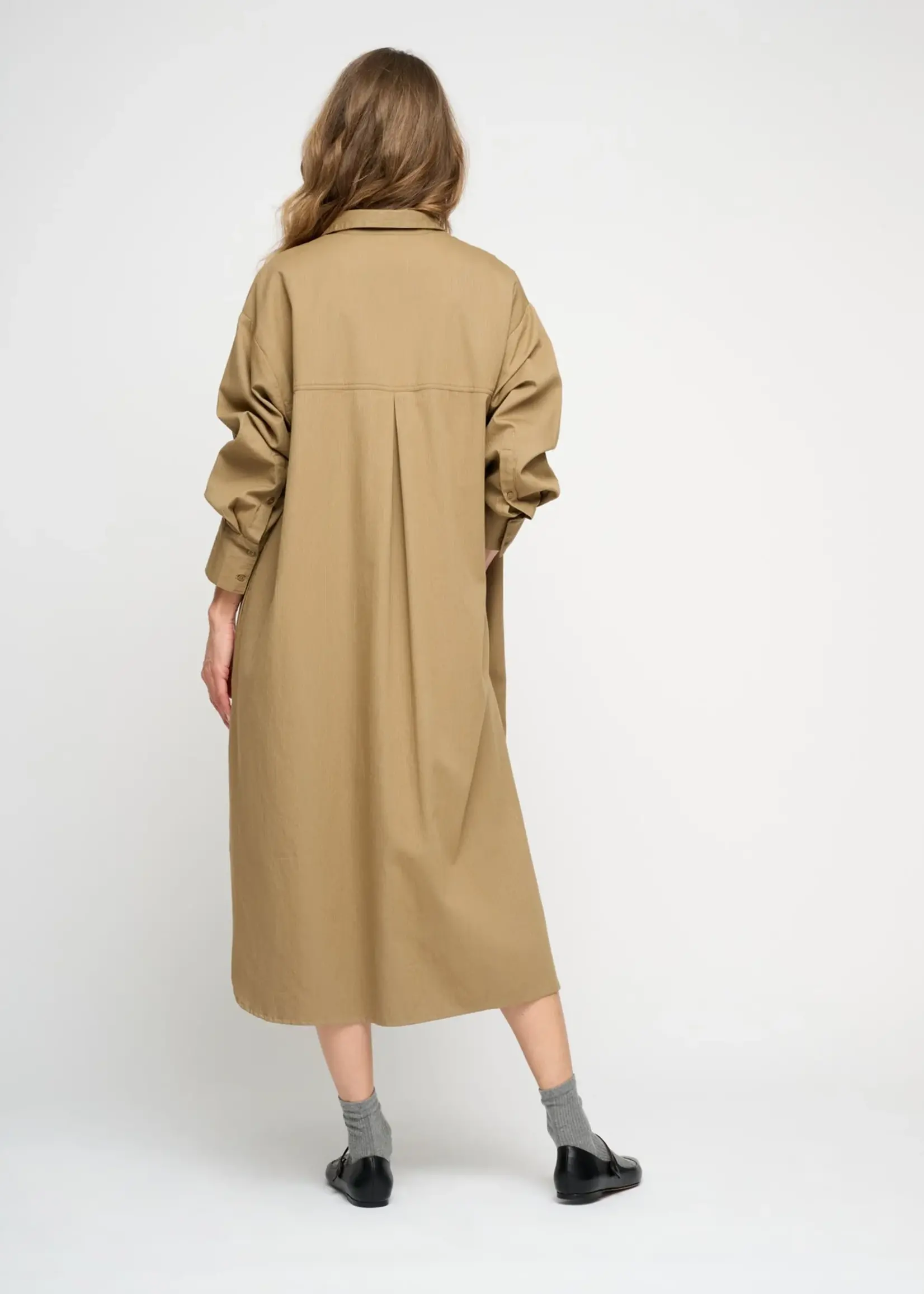 Moshi Moshi Mind Moshi Moshi Mind - Hemdjurk keperstof Khaki
