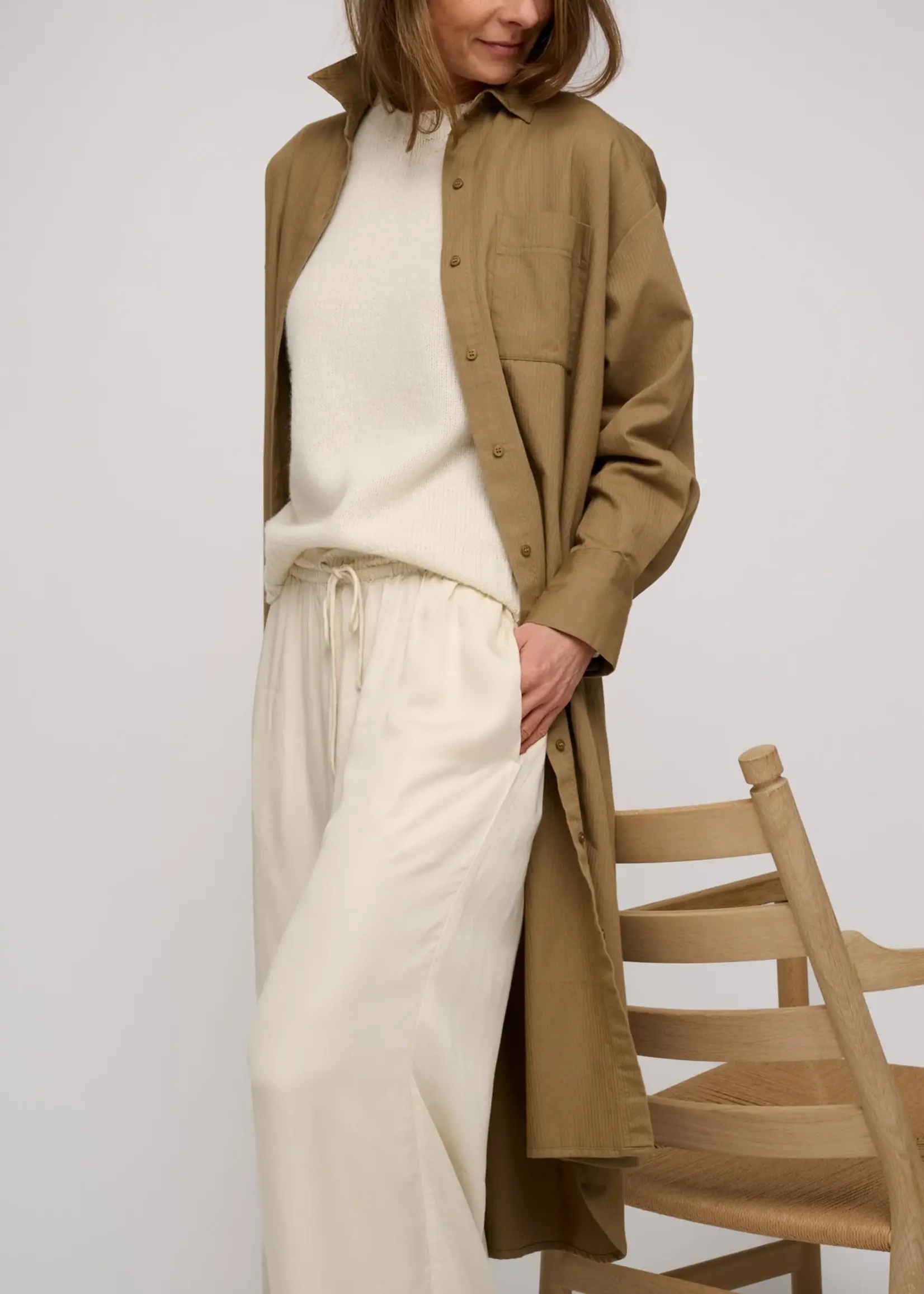 Moshi Moshi Mind Moshi Moshi Mind - Hemdjurk keperstof Khaki