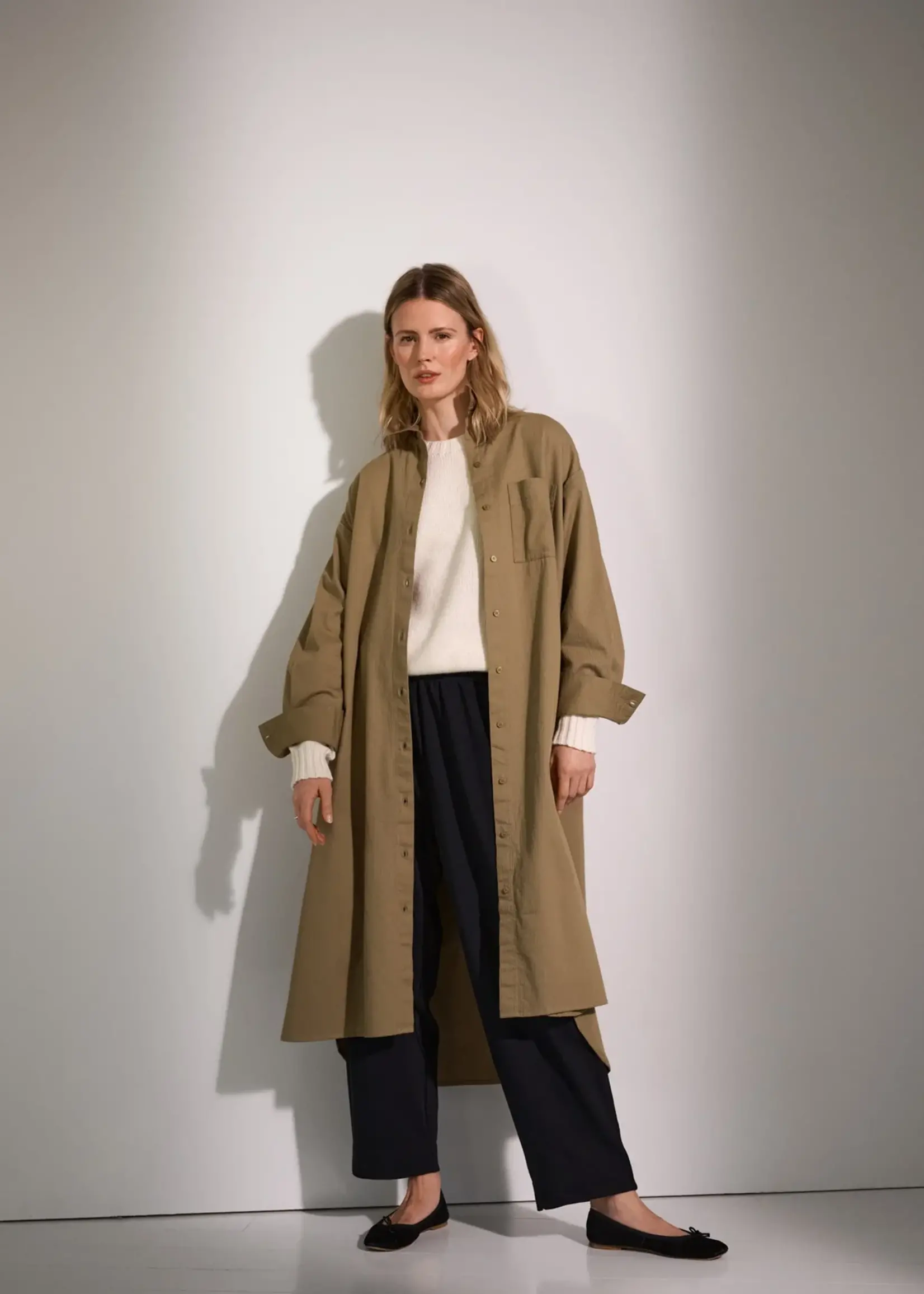 Moshi Moshi Mind Moshi Moshi Mind - Hemdjurk keperstof Khaki