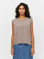 KnowledgeCotton Apparel KnowledgeCotton Apparel - Lambswool vest - Kelp Melange