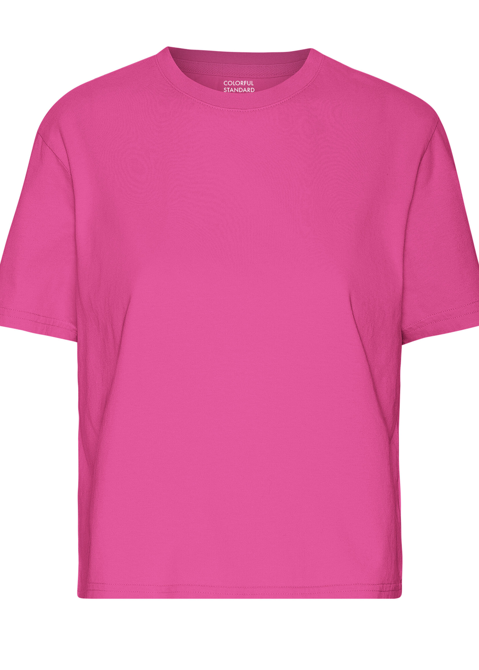 Colorful Standard Colorful Standard - Organic Boxy Crop Tee - Magenta Blaze