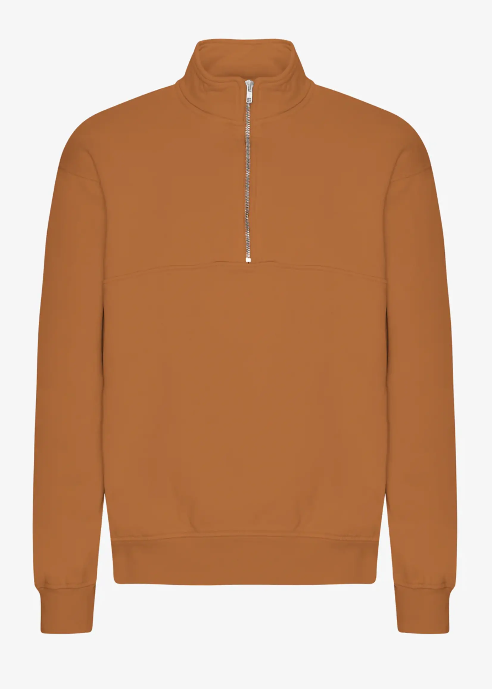 Colorful Standard Colorful Standard - Organic Quarter Zip - Ginger Brown
