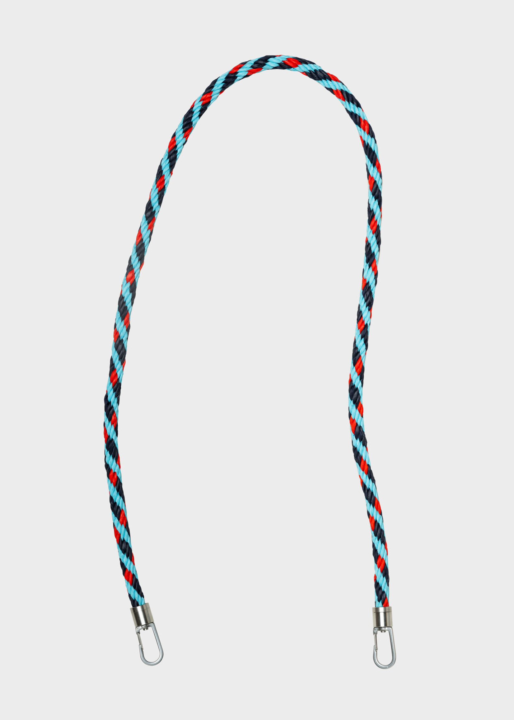 Susan Bijl Susan Bijl - Kumihimo Strap 100cm (FLASH2) - Water & Red Alert