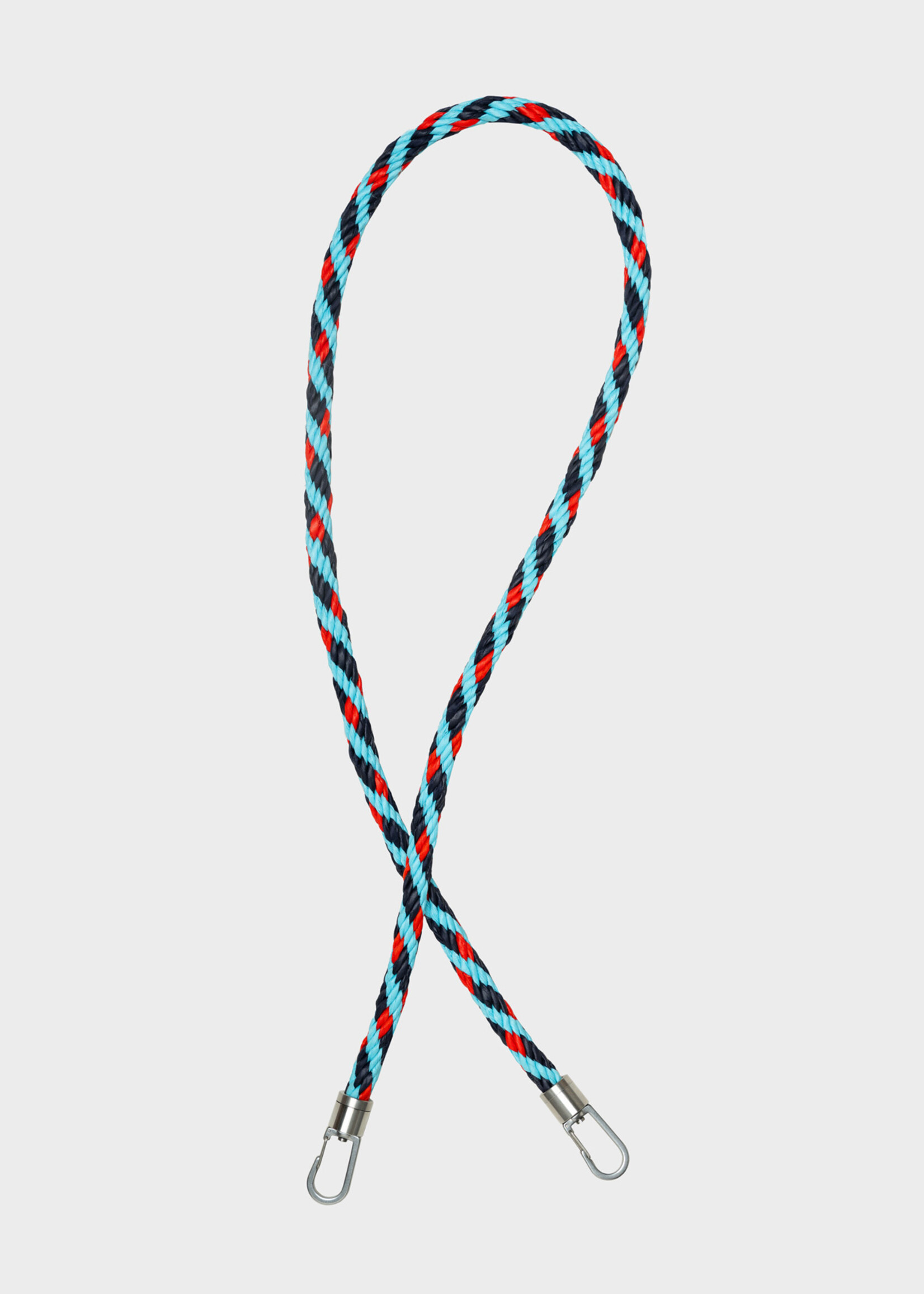 Susan Bijl Susan Bijl - Kumihimo Strap 100cm (FLASH2) - Water & Red Alert