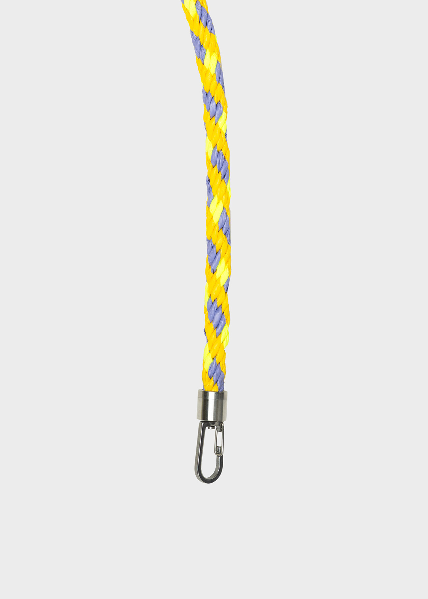 Susan Bijl Susan Bijl - Kumihimo Strap 100cm (FLASH2) - Treble & Fluo Yellow