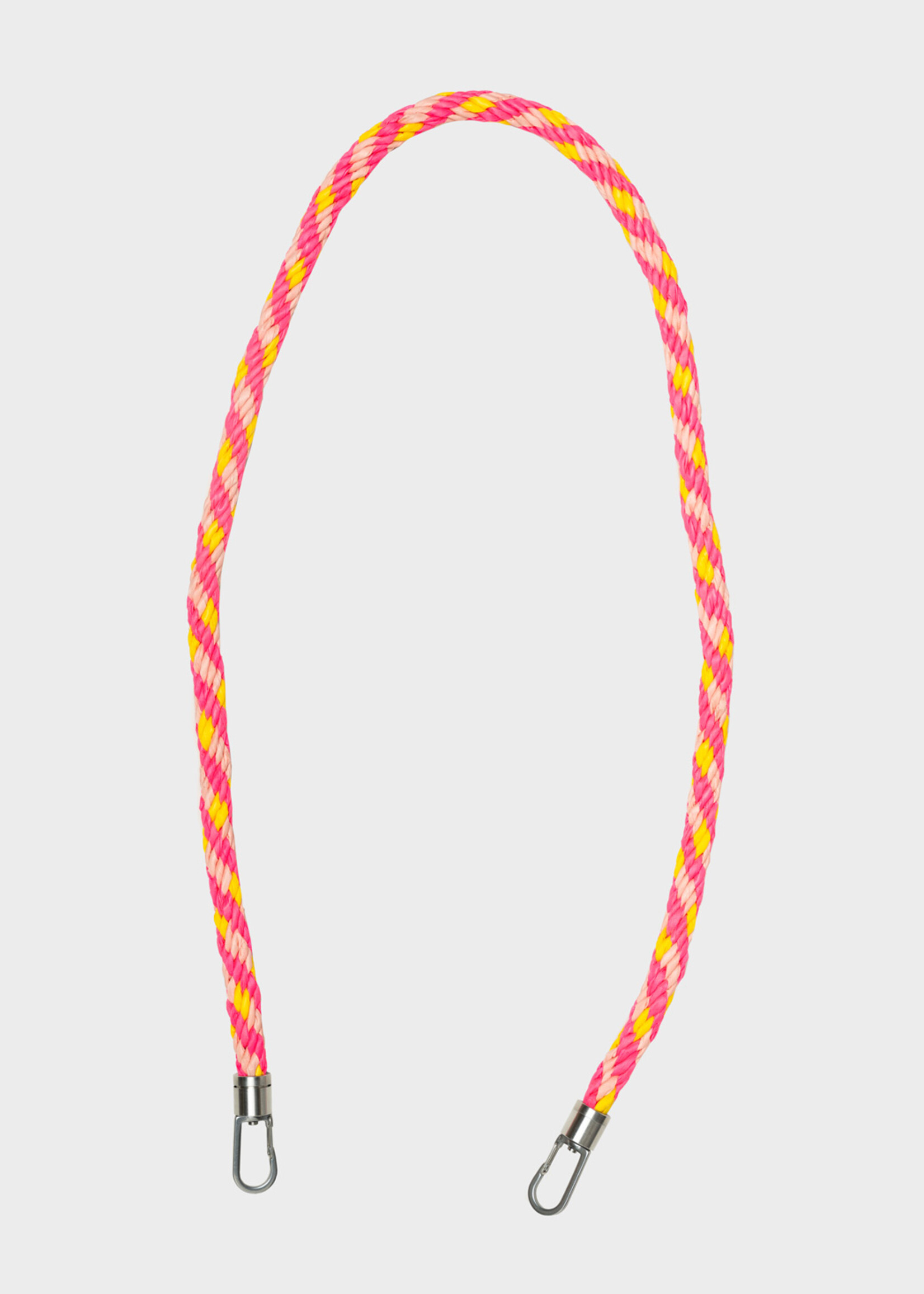Susan Bijl Susan Bijl - Kumihimo Strap 100cm (FLASH2) - Tone & TV Yellow