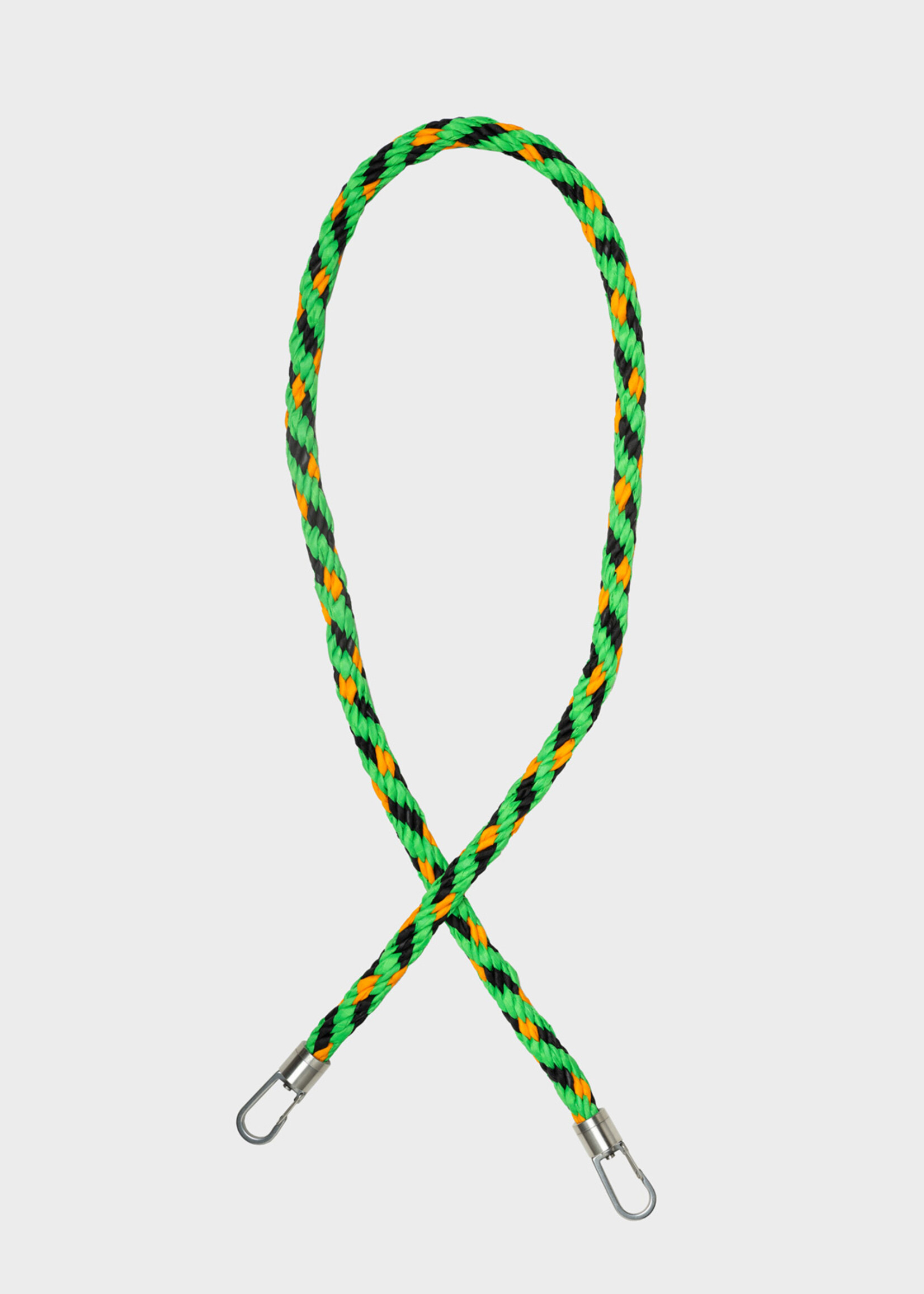 Susan Bijl Susan Bijl - Kumihimo Strap 100cm (FLASH2) - Black & Arise