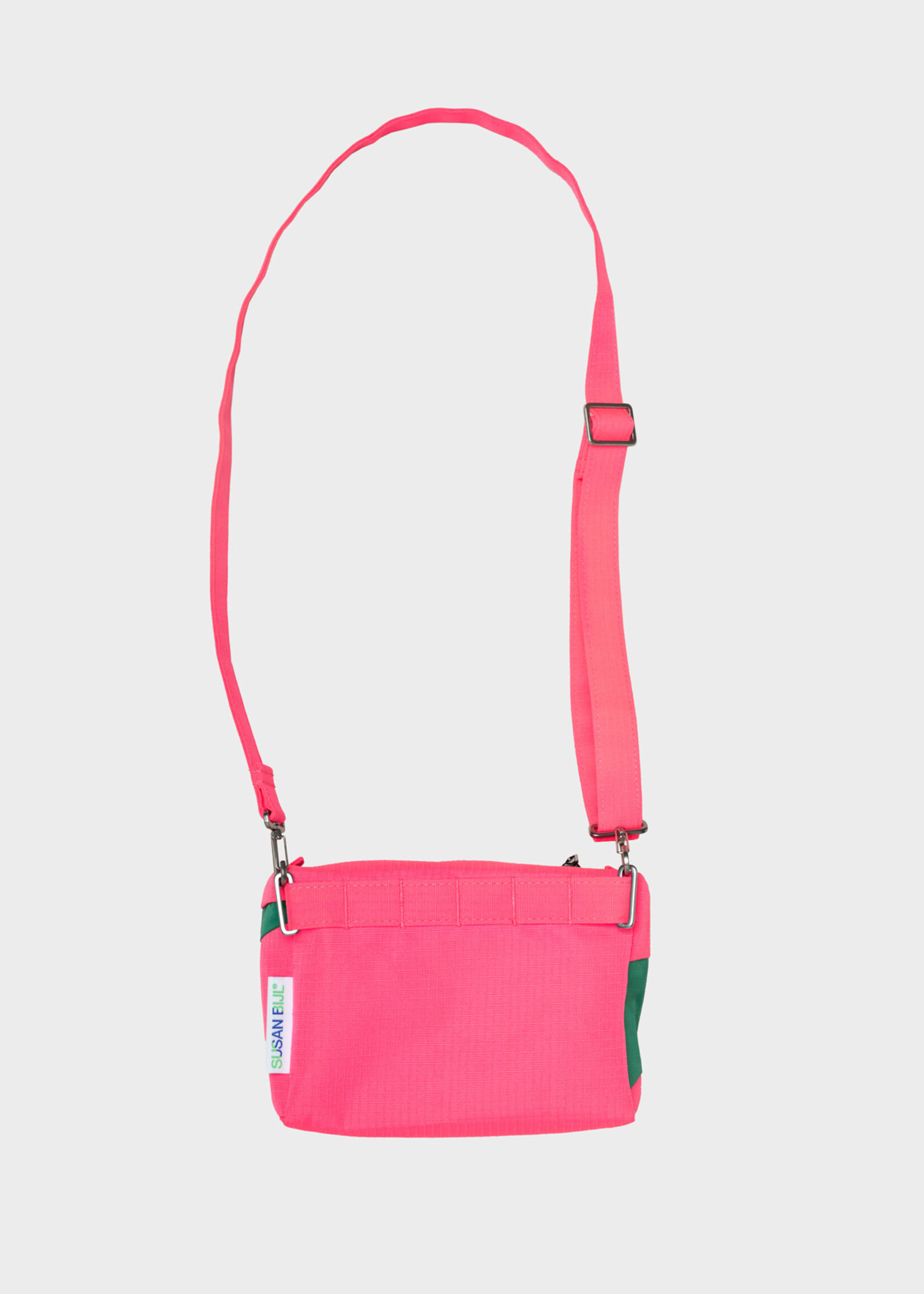 Susan Bijl Susan Bijl - Bum Bag (FLASH2) - S - Fluo Pink & Seaweed