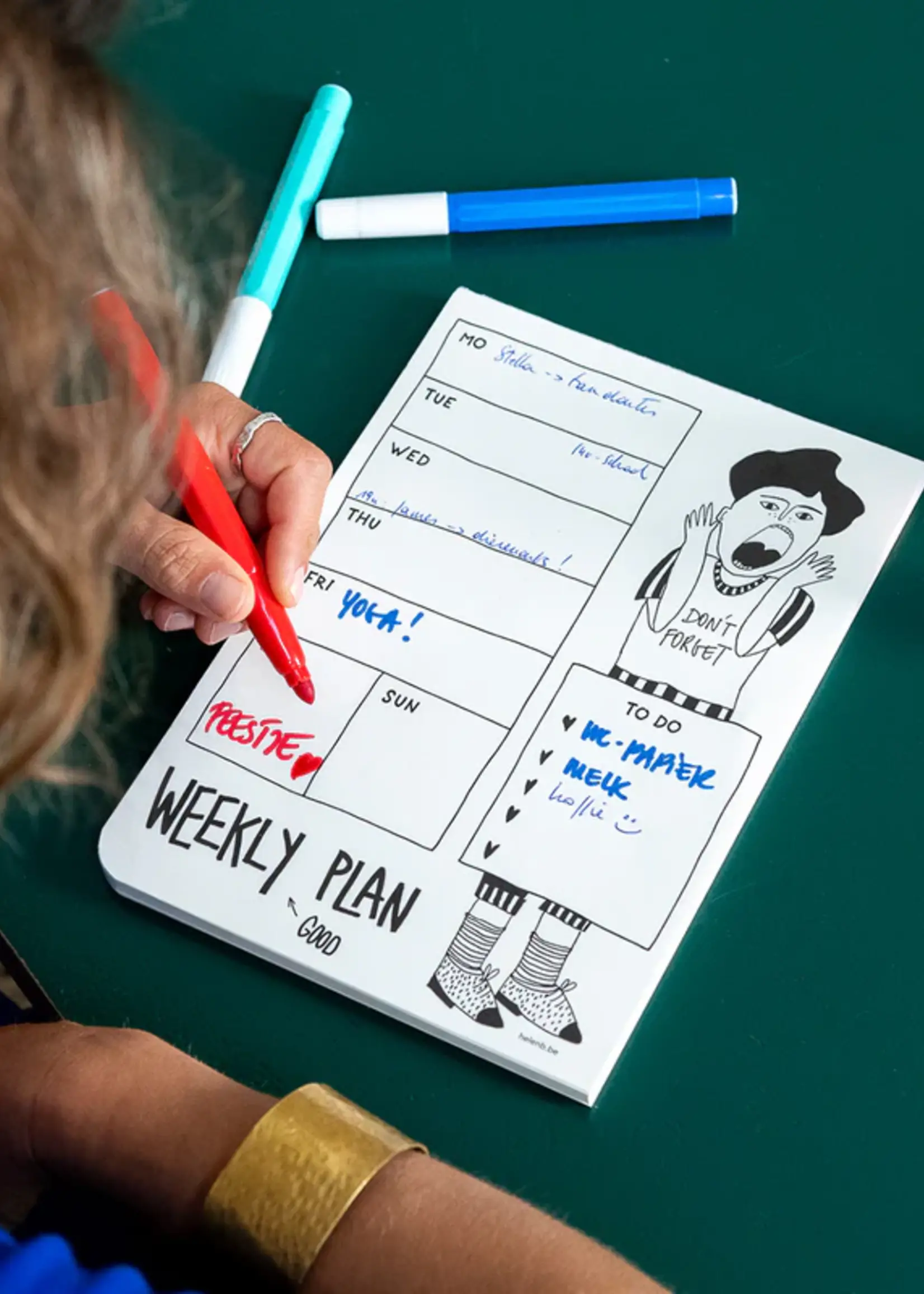 Helen B Helen B - Weekplanner Don't forget
