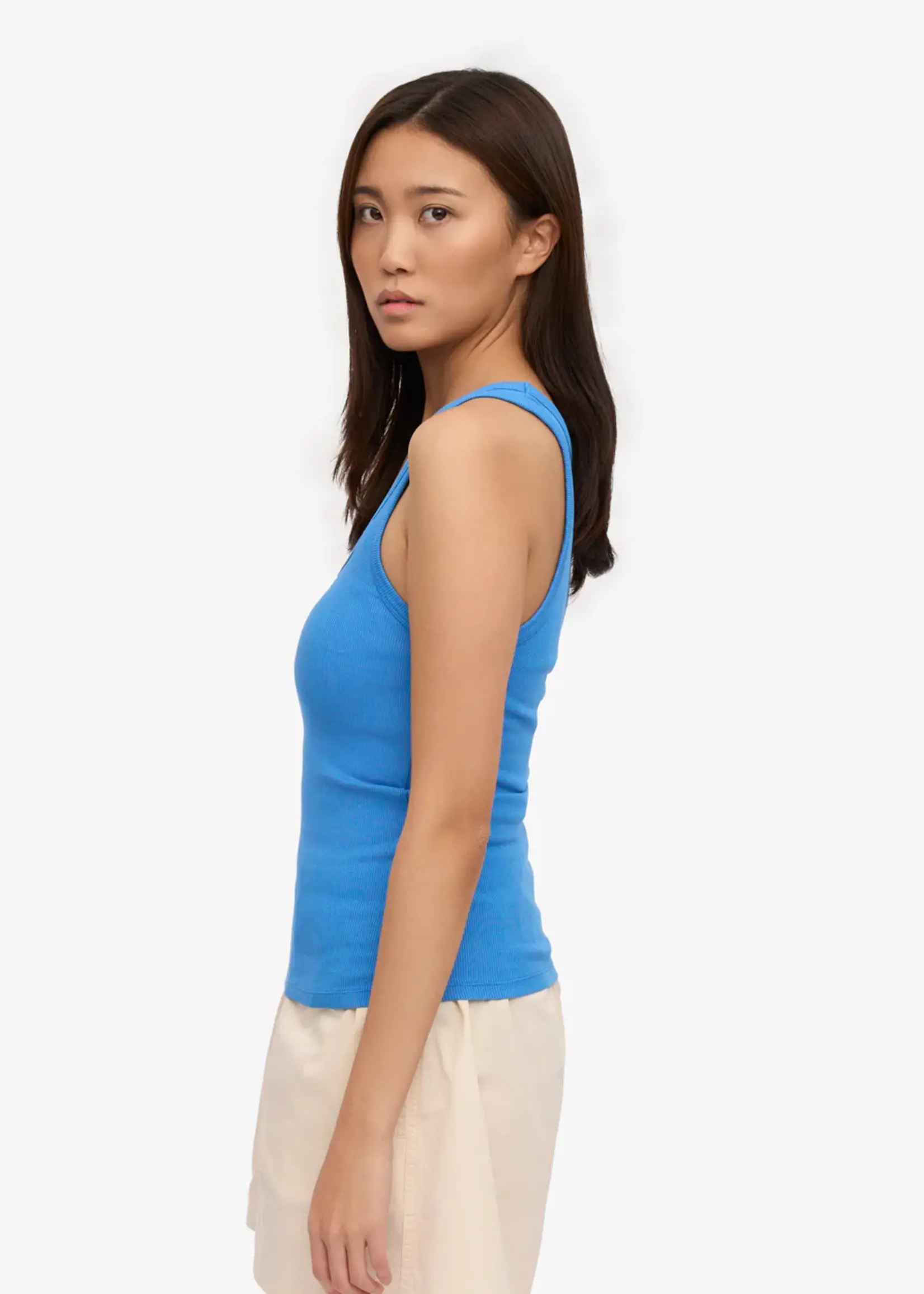 Colorful Standard Colorful Standard - Women Organic Rib Tank Top - Pacific Blue
