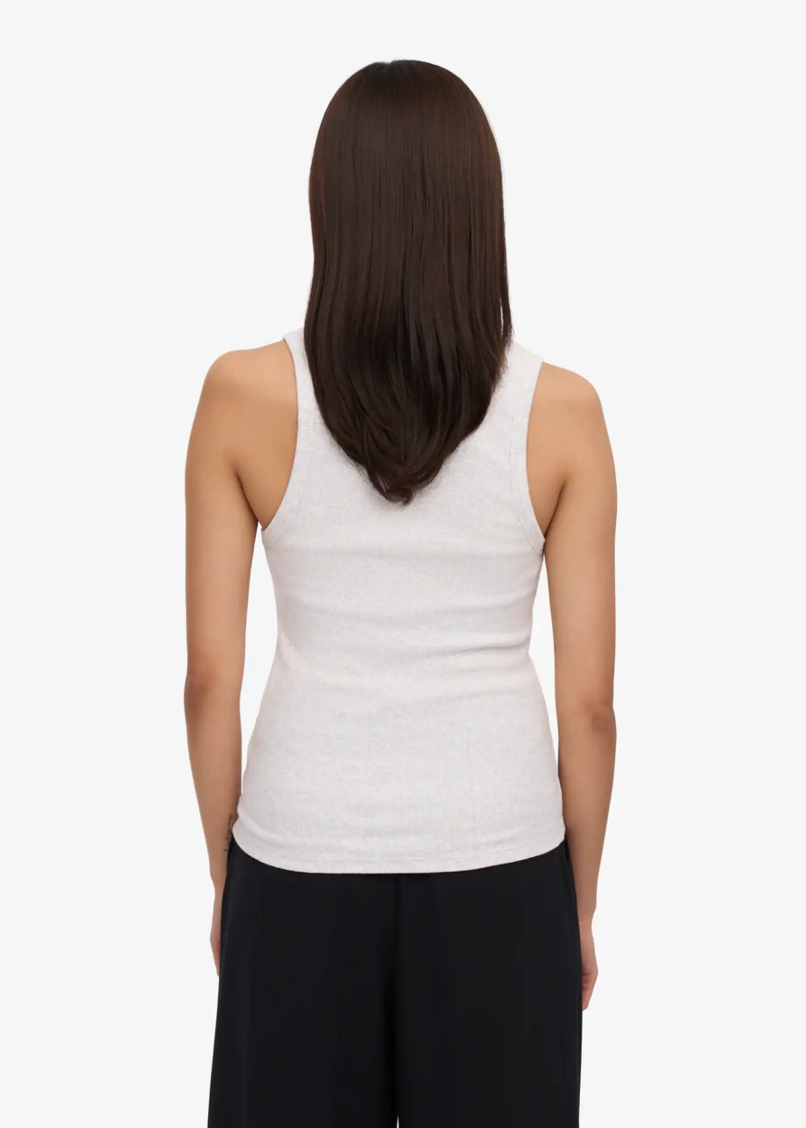 Colorful Standard Colorful Standard - Women Organic Rib Tank Top - Snow Melange