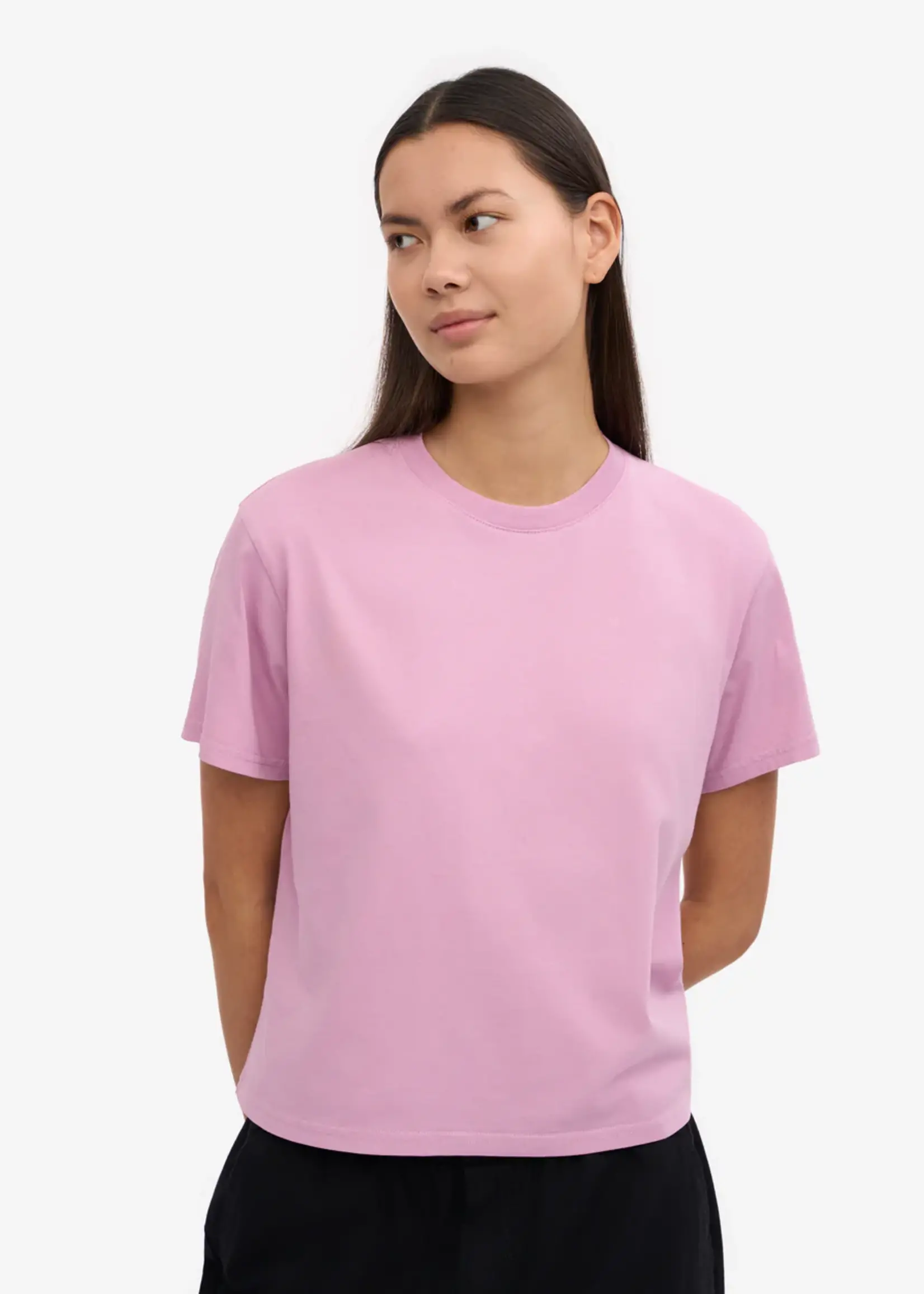 Colorful Standard Colorful Standard - Organic Boxy Crop Tee - Cherry Blossom