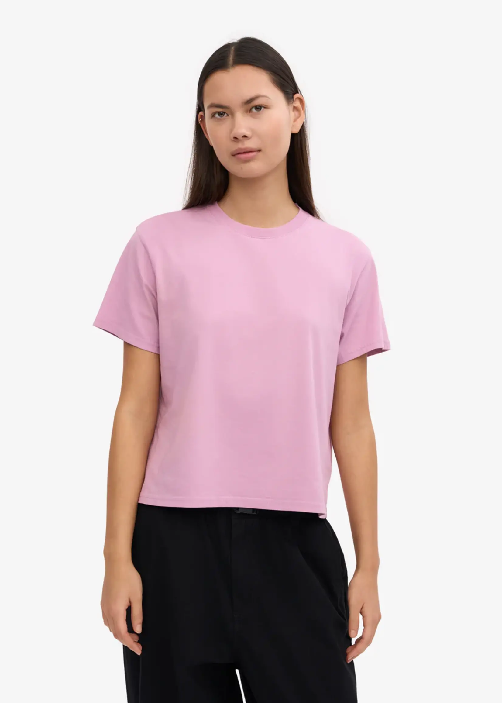 Colorful Standard Colorful Standard - Organic Boxy Crop Tee - Cherry Blossom
