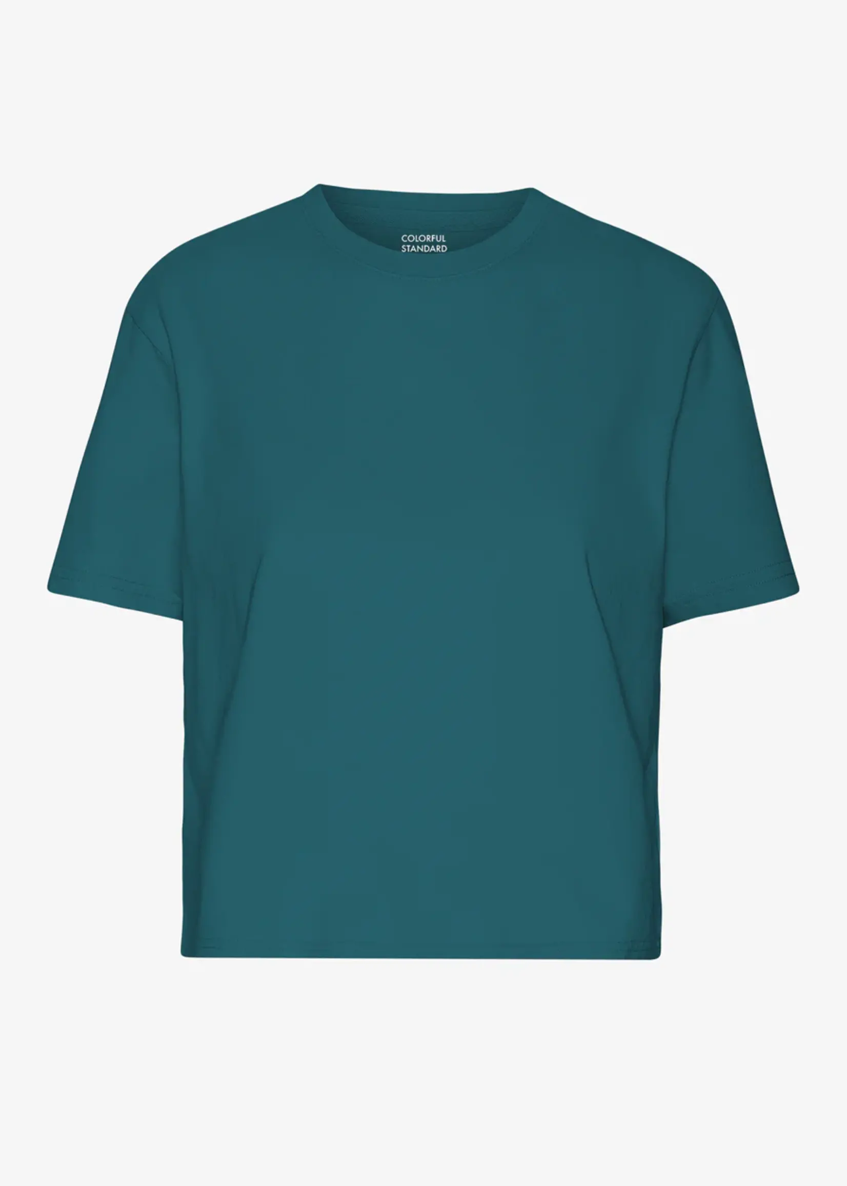 Colorful Standard Colorful Standard - Organic Boxy Crop Tee - Ocean Green