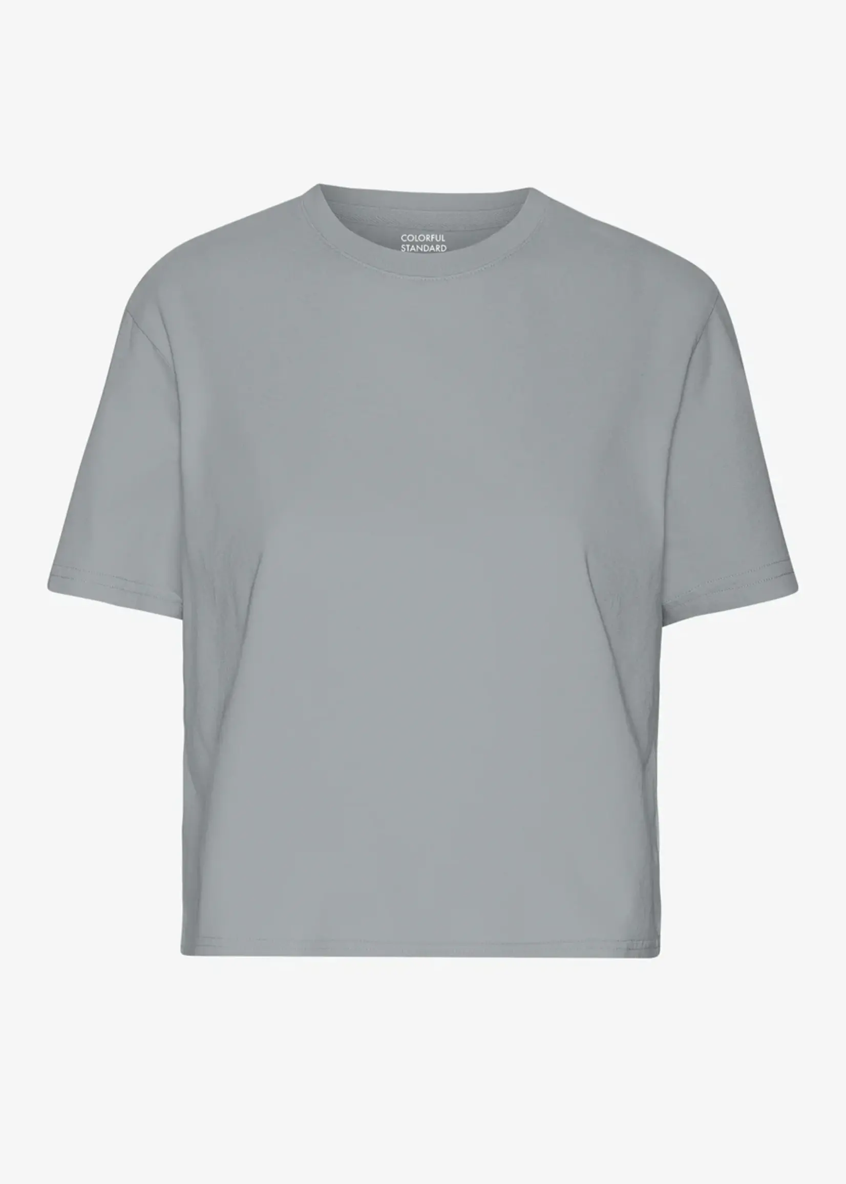Colorful Standard Colorful Standard - Organic Boxy Crop Tee - Steel Blue