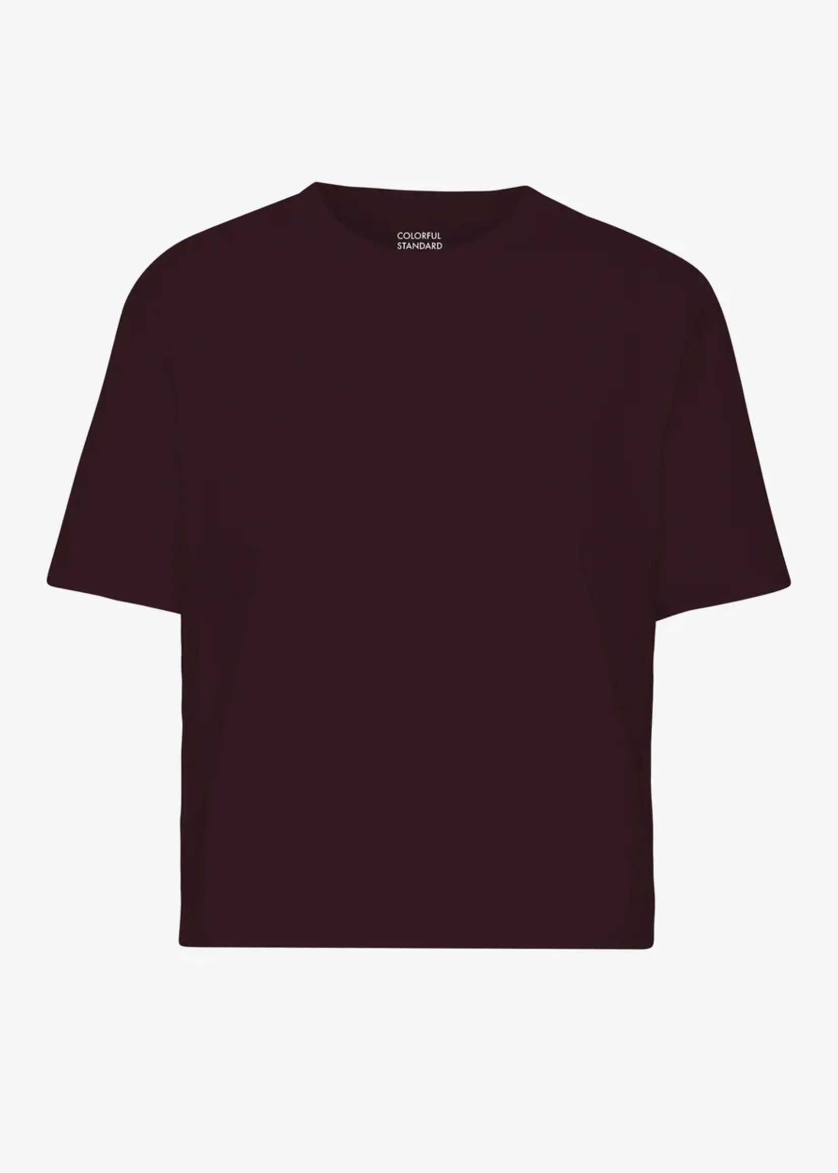 Colorful Standard Colorful Standard - Organic Boxy Crop Tee - Oxblood Red