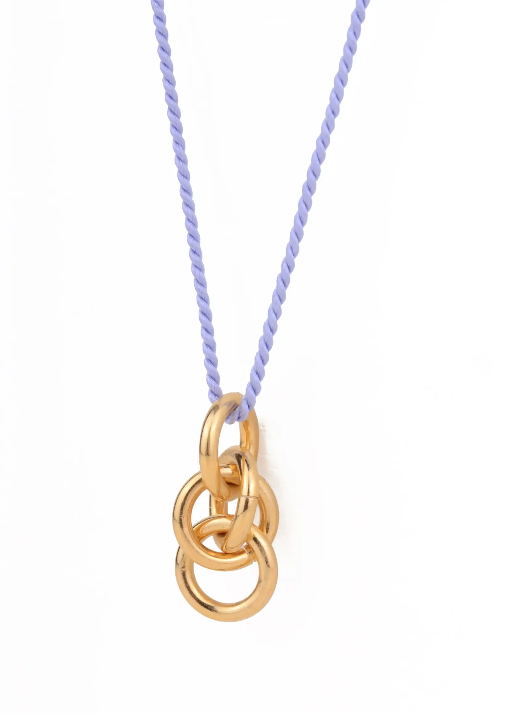 Charlotte Wooning Charlotte Wooning - Ketting Tie the Knot - Verguld